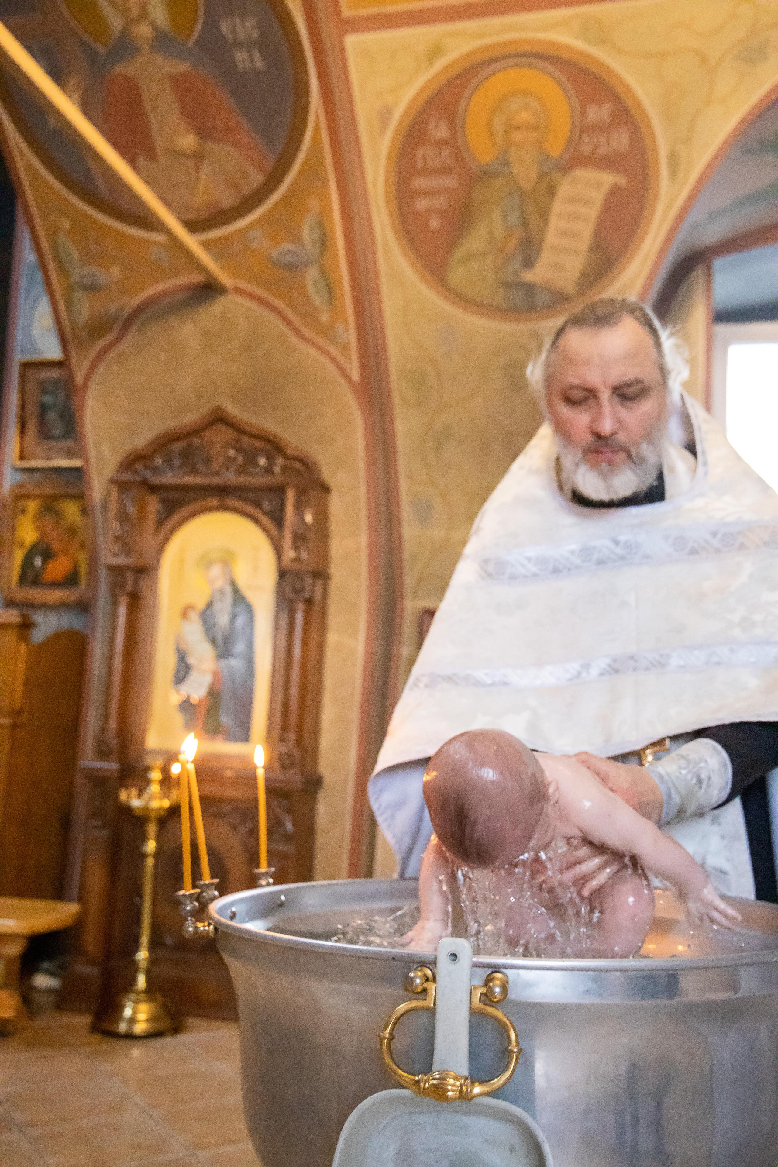 Крестины. Семейный и детский фотограф в городе Подолск МО Крылова Ирина