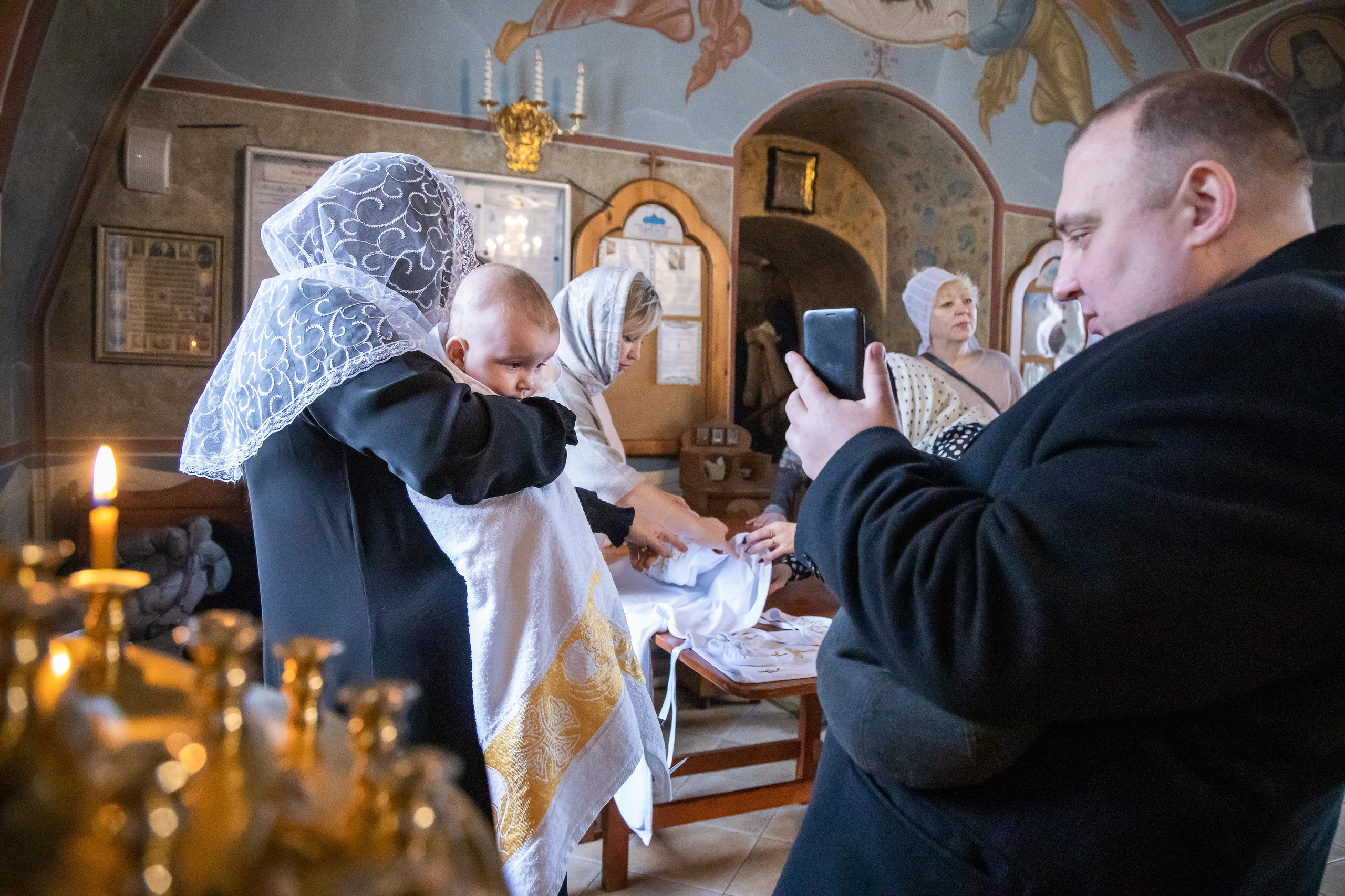 Крестины. Семейный и детский фотограф в городе Подолск МО Крылова Ирина