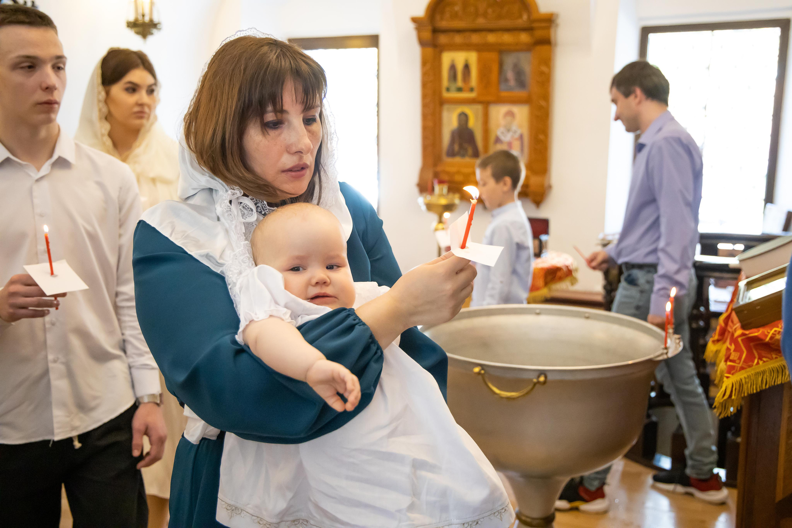 Крестины Валюши. Семейный и детский фотограф в городе Подолск МО Крылова Ирина