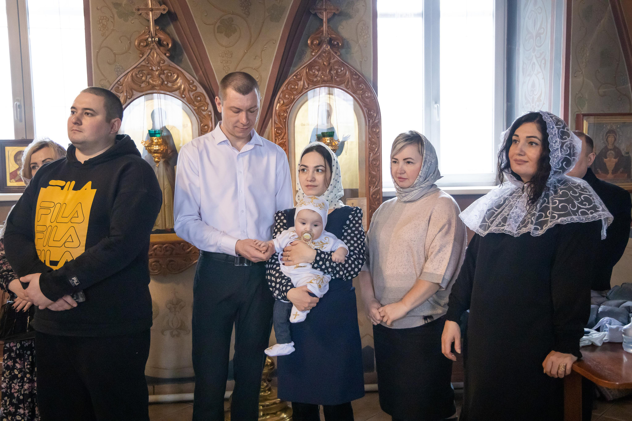 Крестины. Семейный и детский фотограф в городе Подолск МО Крылова Ирина