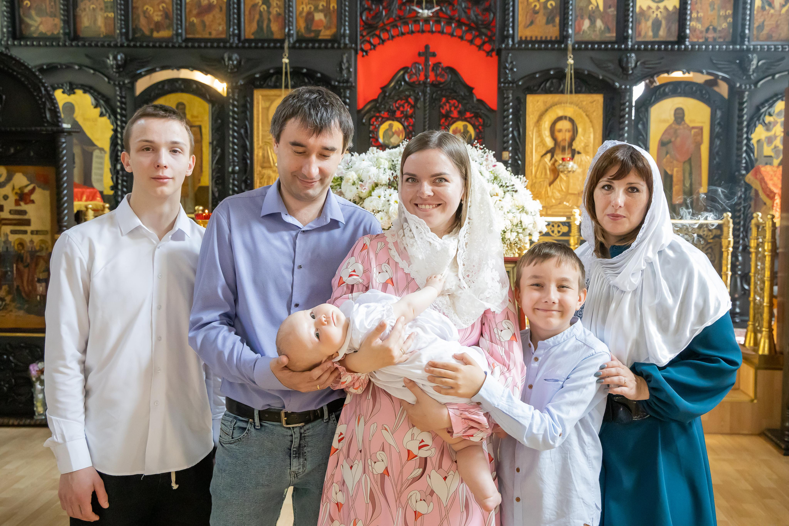 Крестины Валюши. Семейный и детский фотограф в городе Подолск МО Крылова Ирина