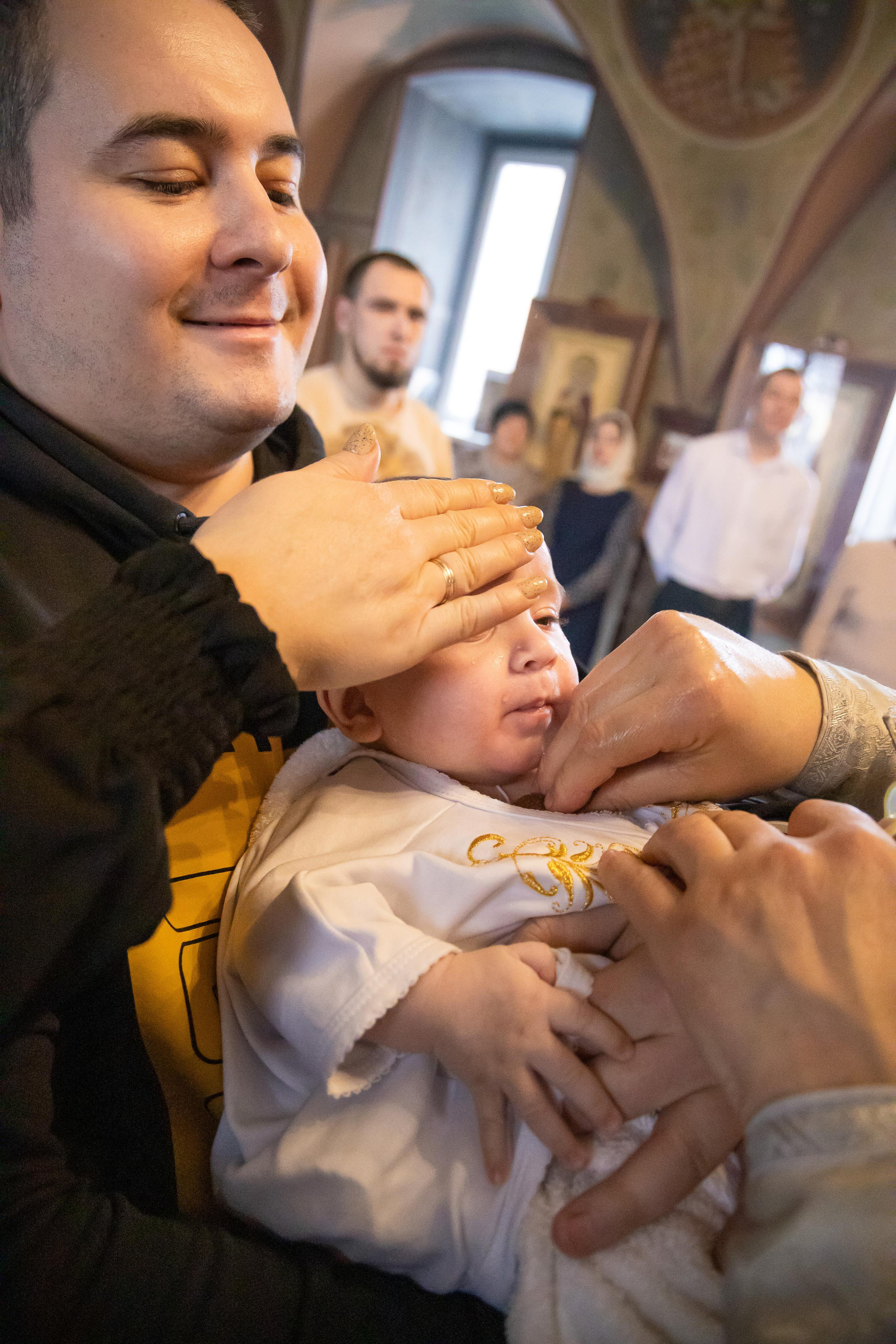 Крестины. Семейный и детский фотограф в городе Подолск МО Крылова Ирина