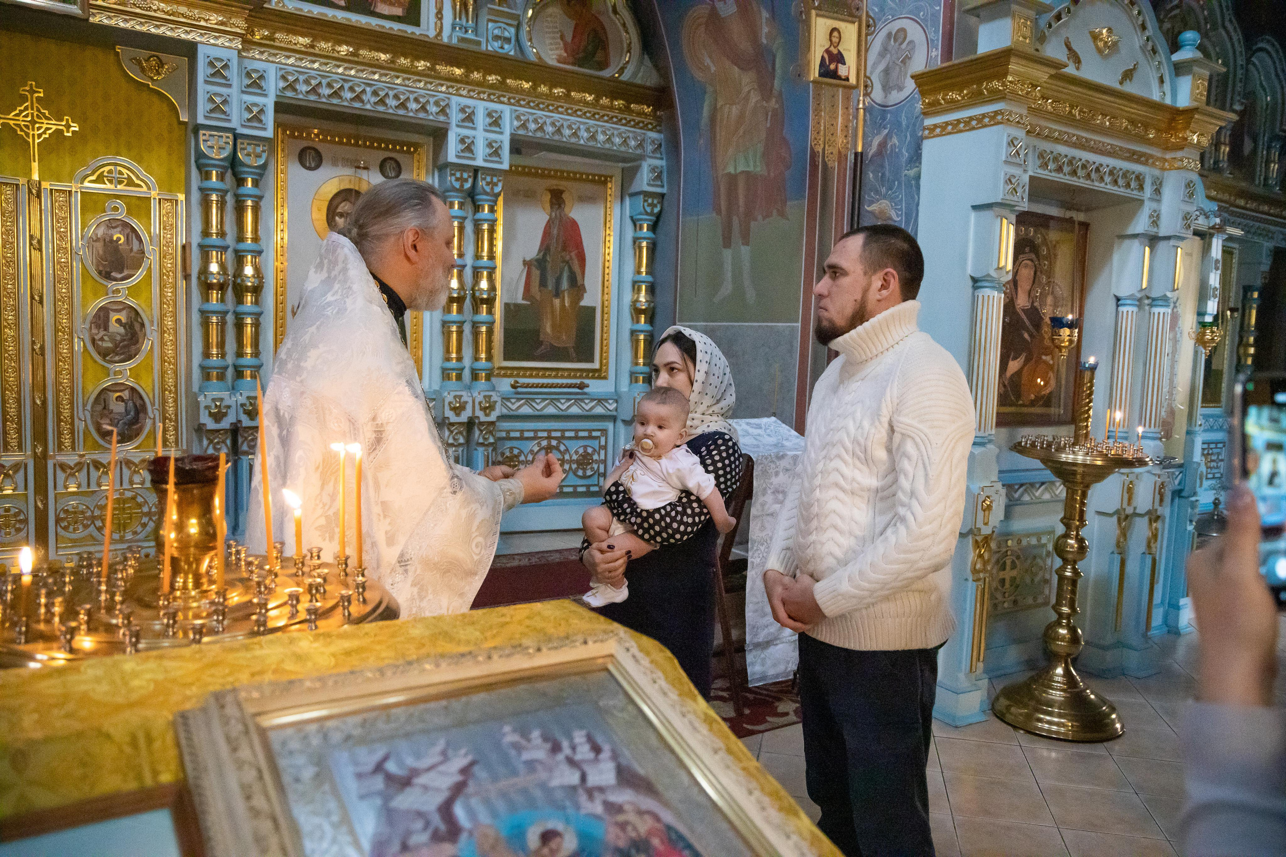 Крестины. Семейный и детский фотограф в городе Подолск МО Крылова Ирина