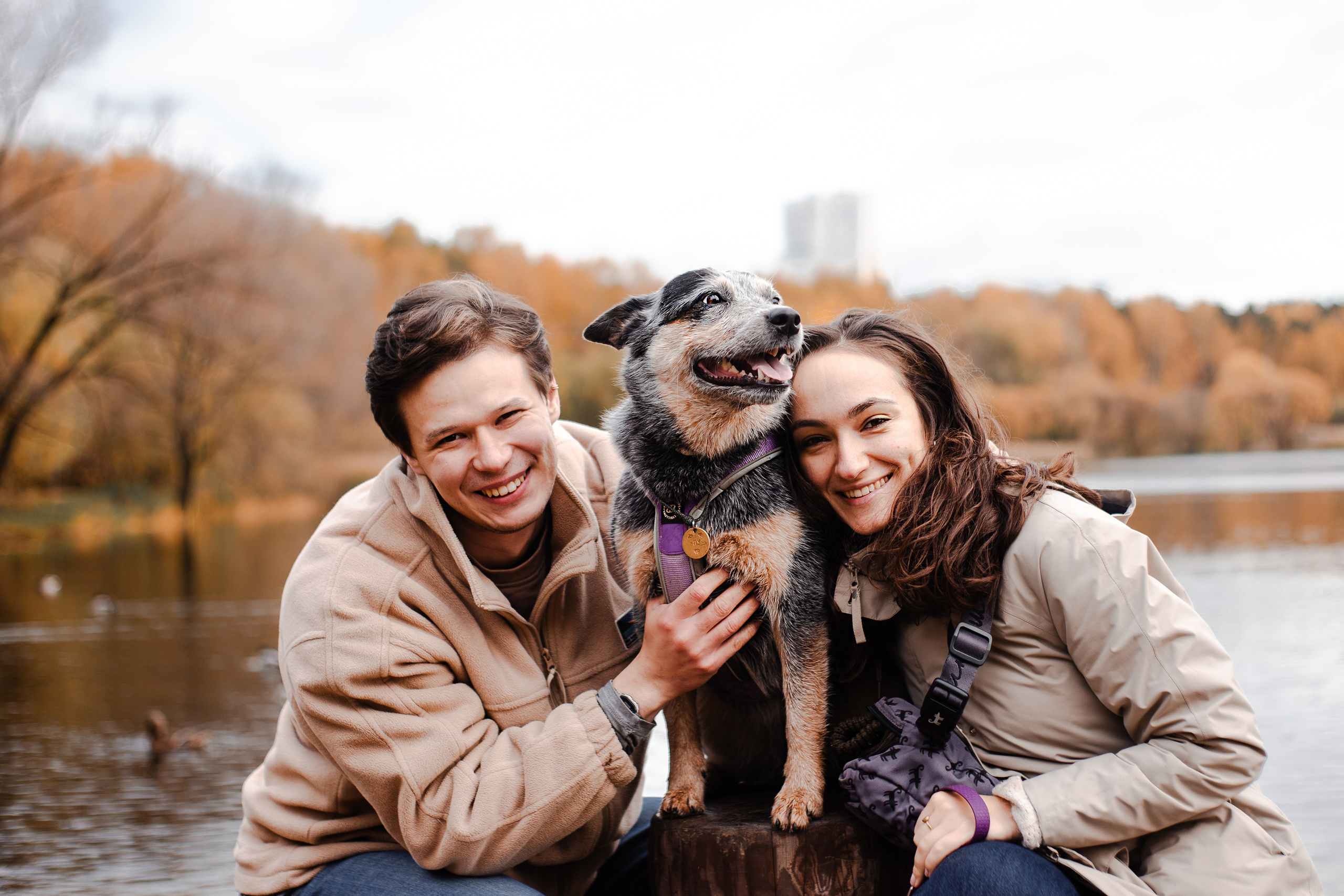 Юля, Антон и Лу. Фотограф-анималист Мария Баркевич | Москва
