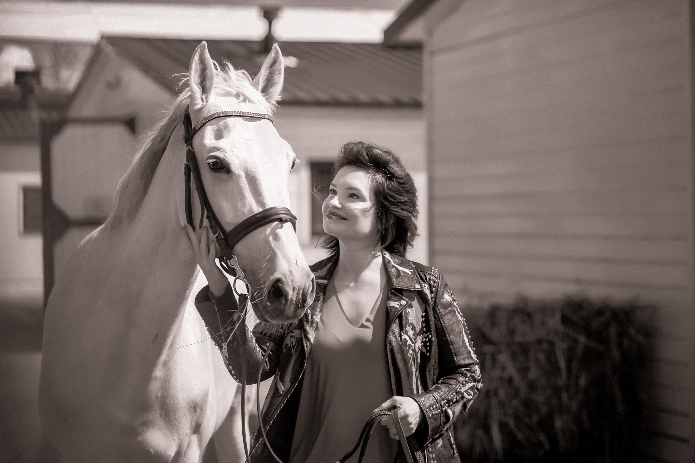 Галина и ее лошадь Сказка. Фотограф женский и мужской портрет Санкт-Петербург