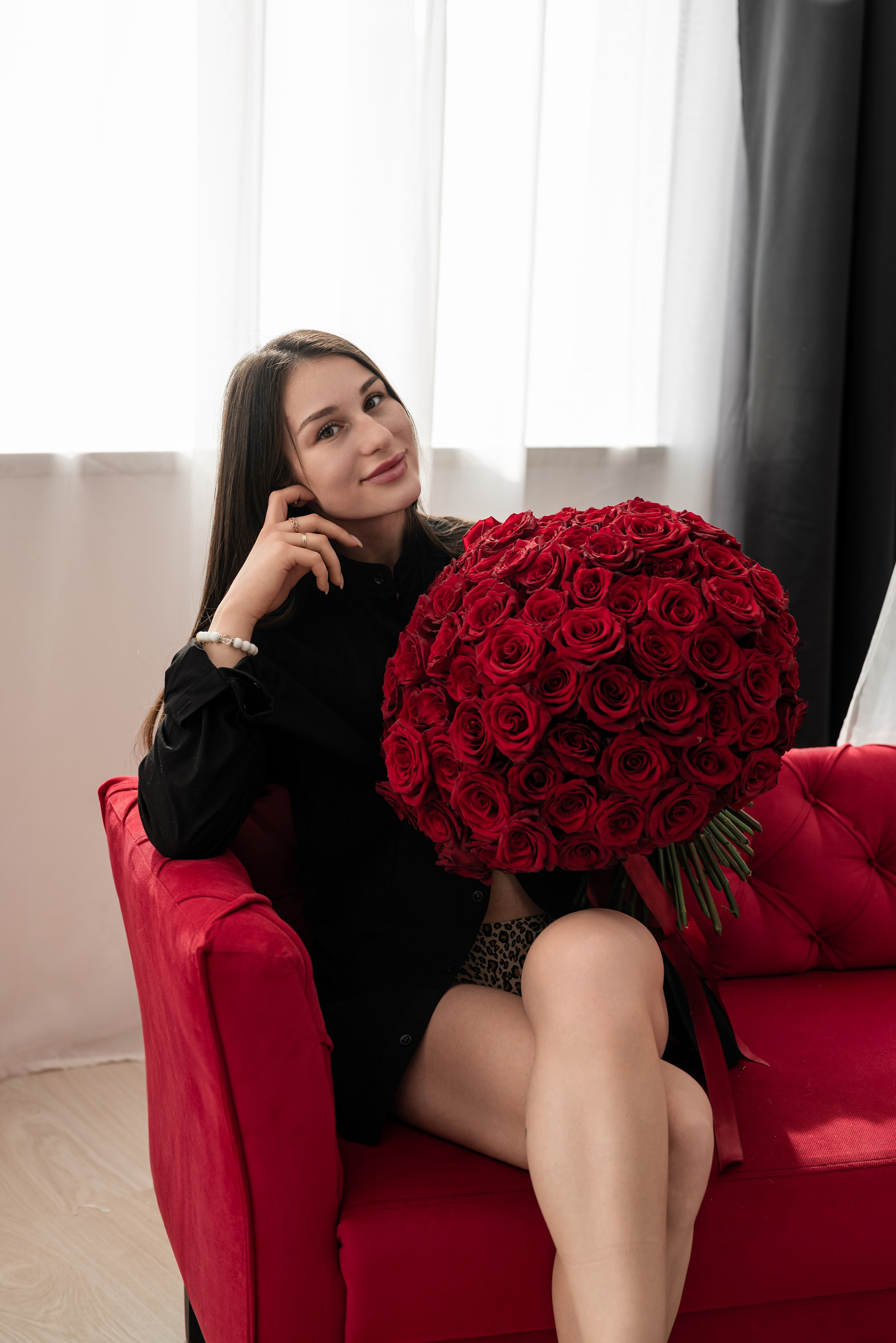 Фотопроект *101 красная роза* 2025 г. Фотограф в городе Салават