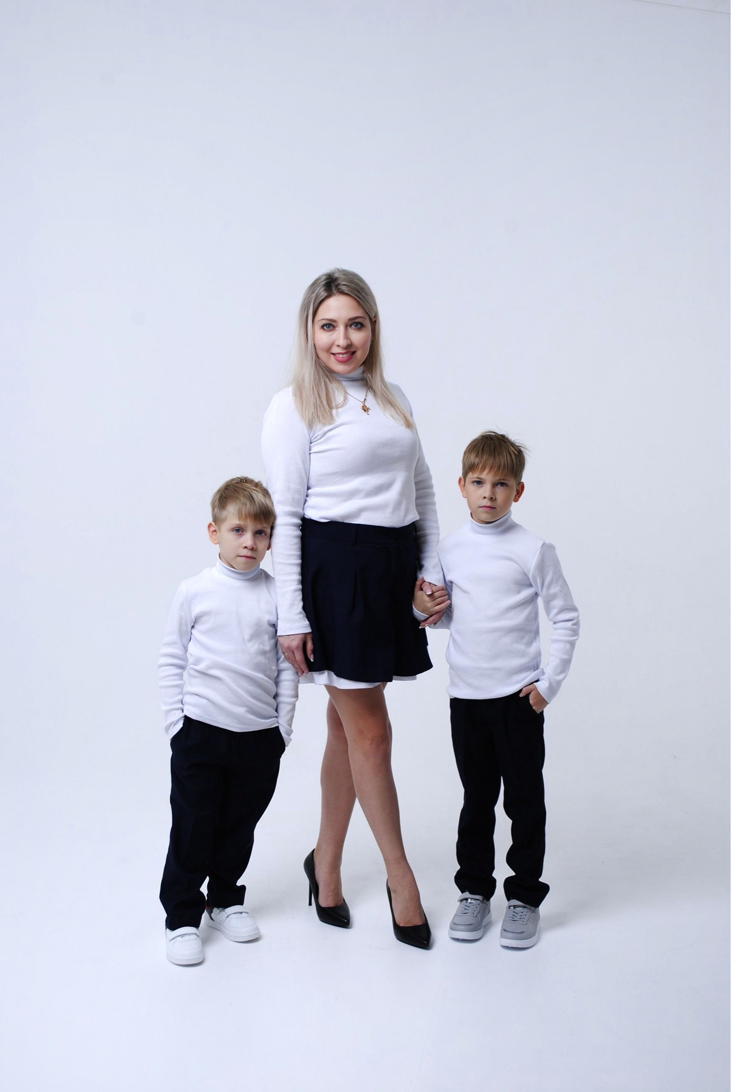 Оксана и сыновья. Фотограф Мария Мусаелян