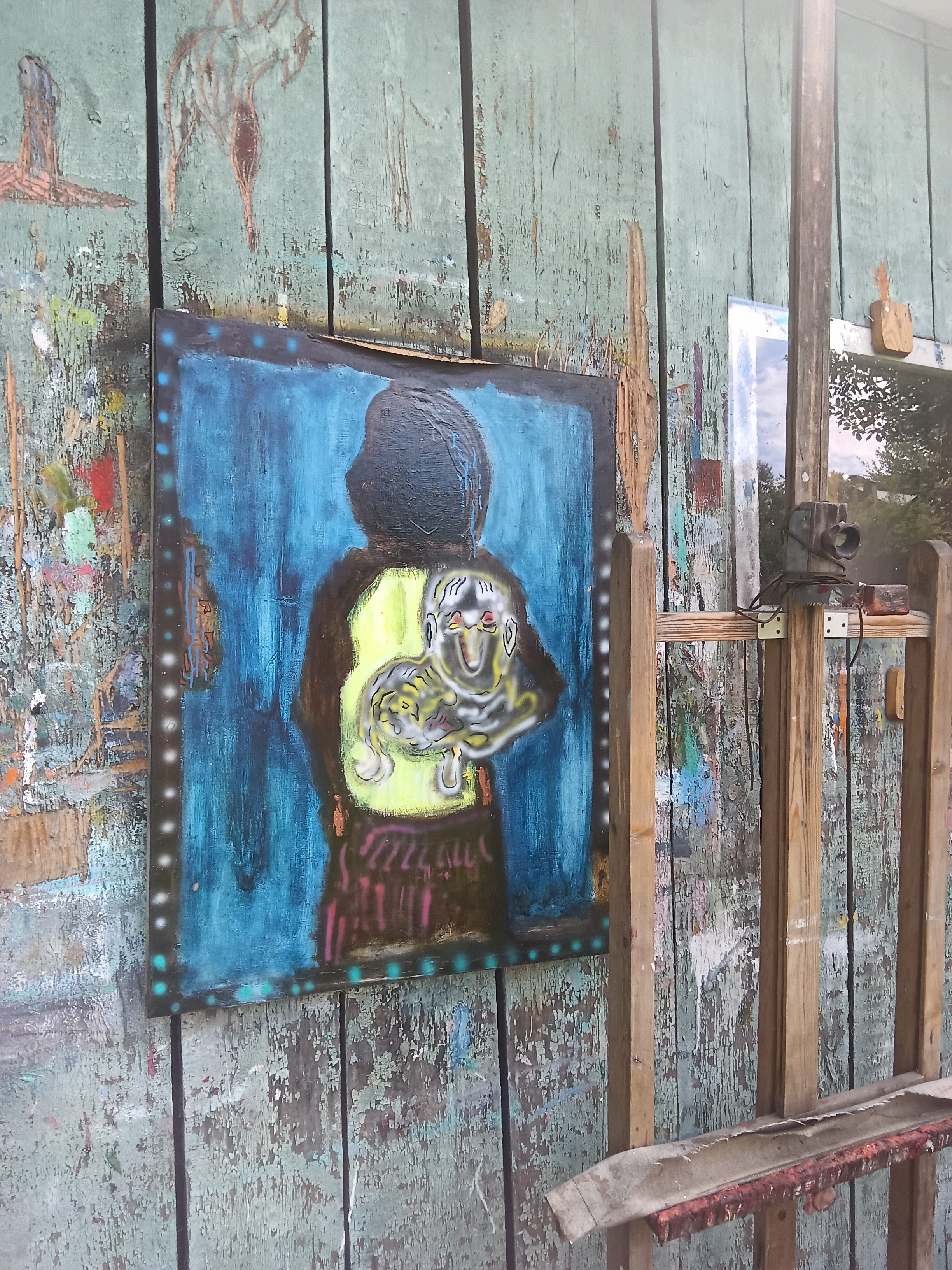In my studio. Художник Артем Диатян искусство Москва