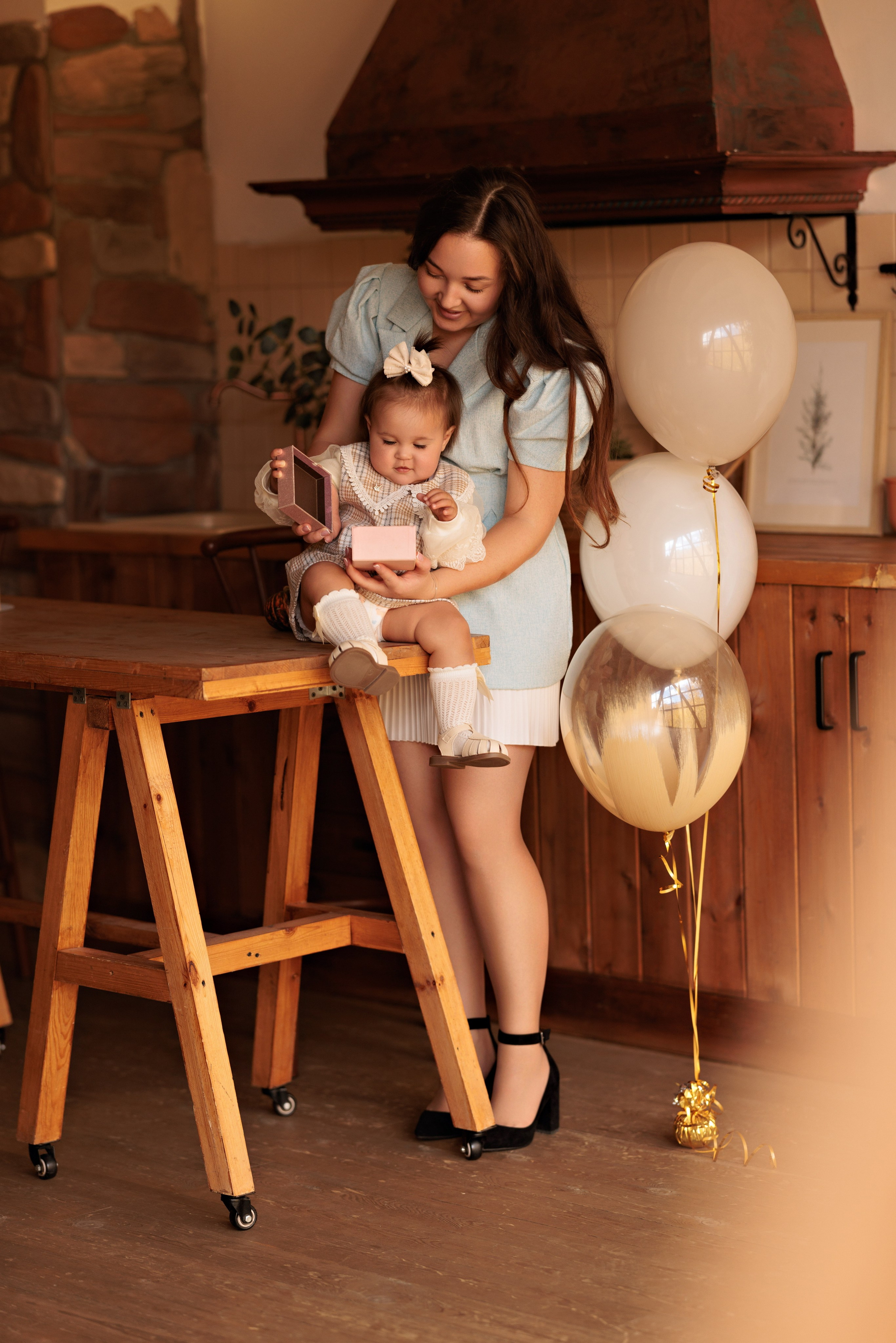 Амелии 1 год. Детский и семейный фотограф в Чите Анастасия Шубина