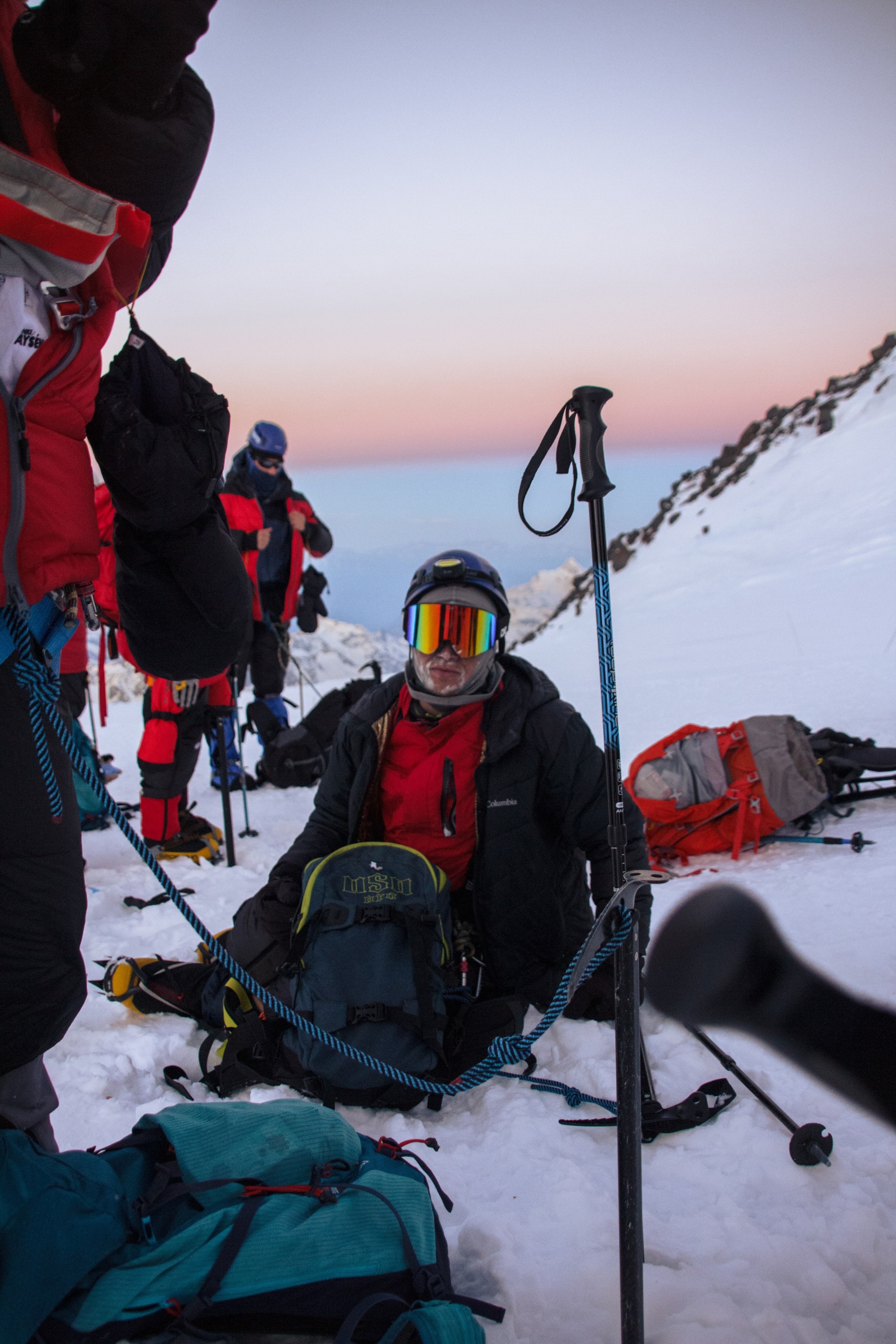 Восхождение на Эльбрус (пример съемки). Фотограф Котий Даниил