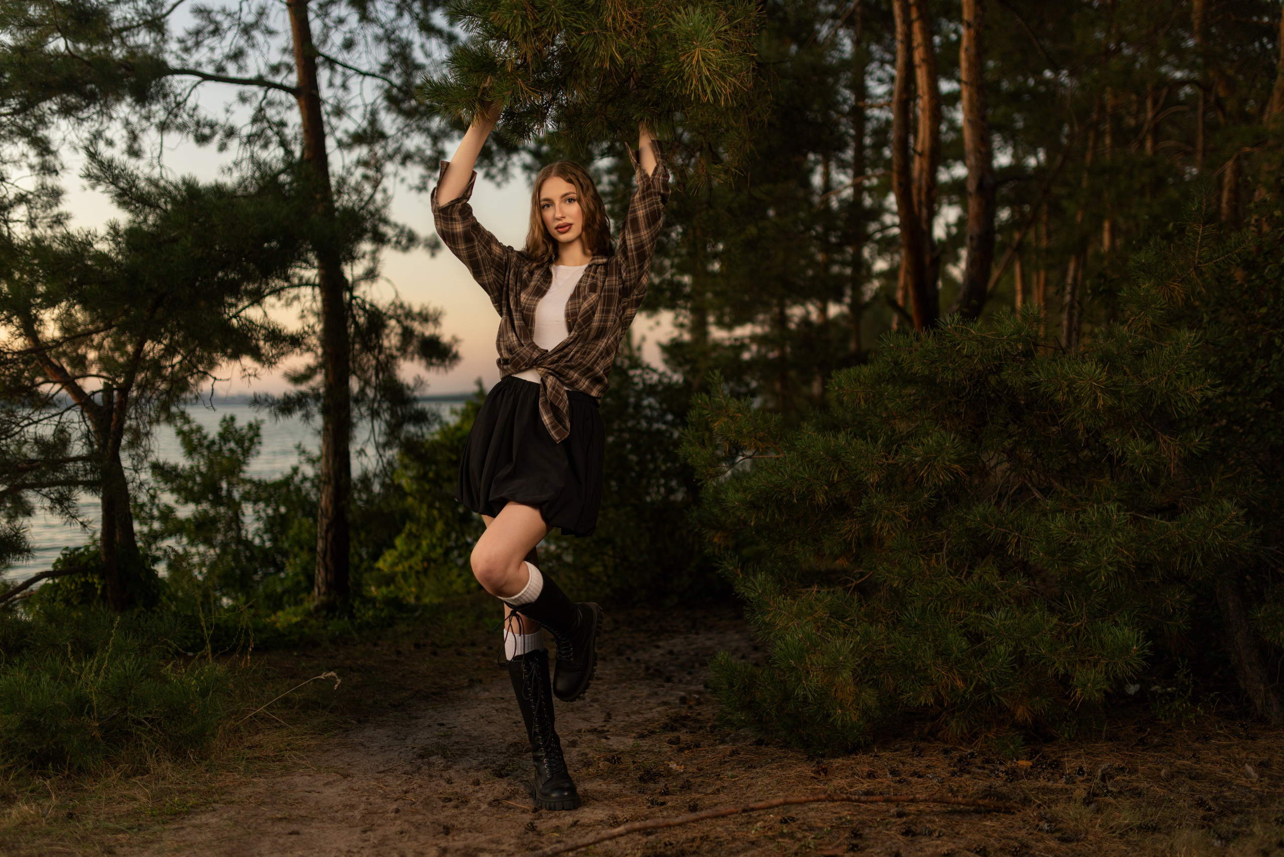 Вечерний фотосет с Ксенией на побережье с дополнительным светом для «себя». Дмитрий Шульгин, портретный фотограф в Воронеже