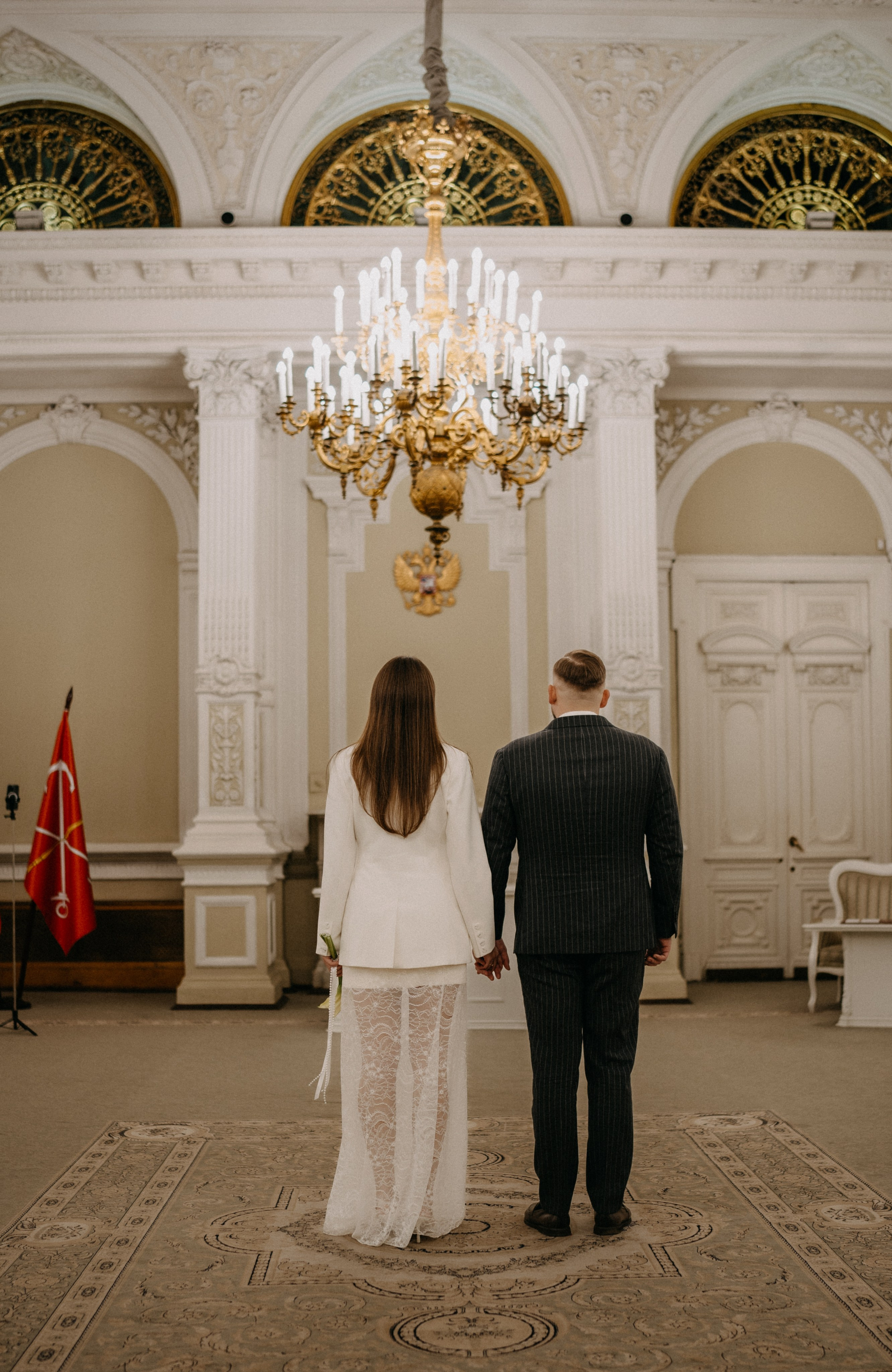 Свадебная фотосессия в Санк-Петербурге. Дворец Бракосочетания №1. Английская набережная, 28. Роспись в 1 Дворце.