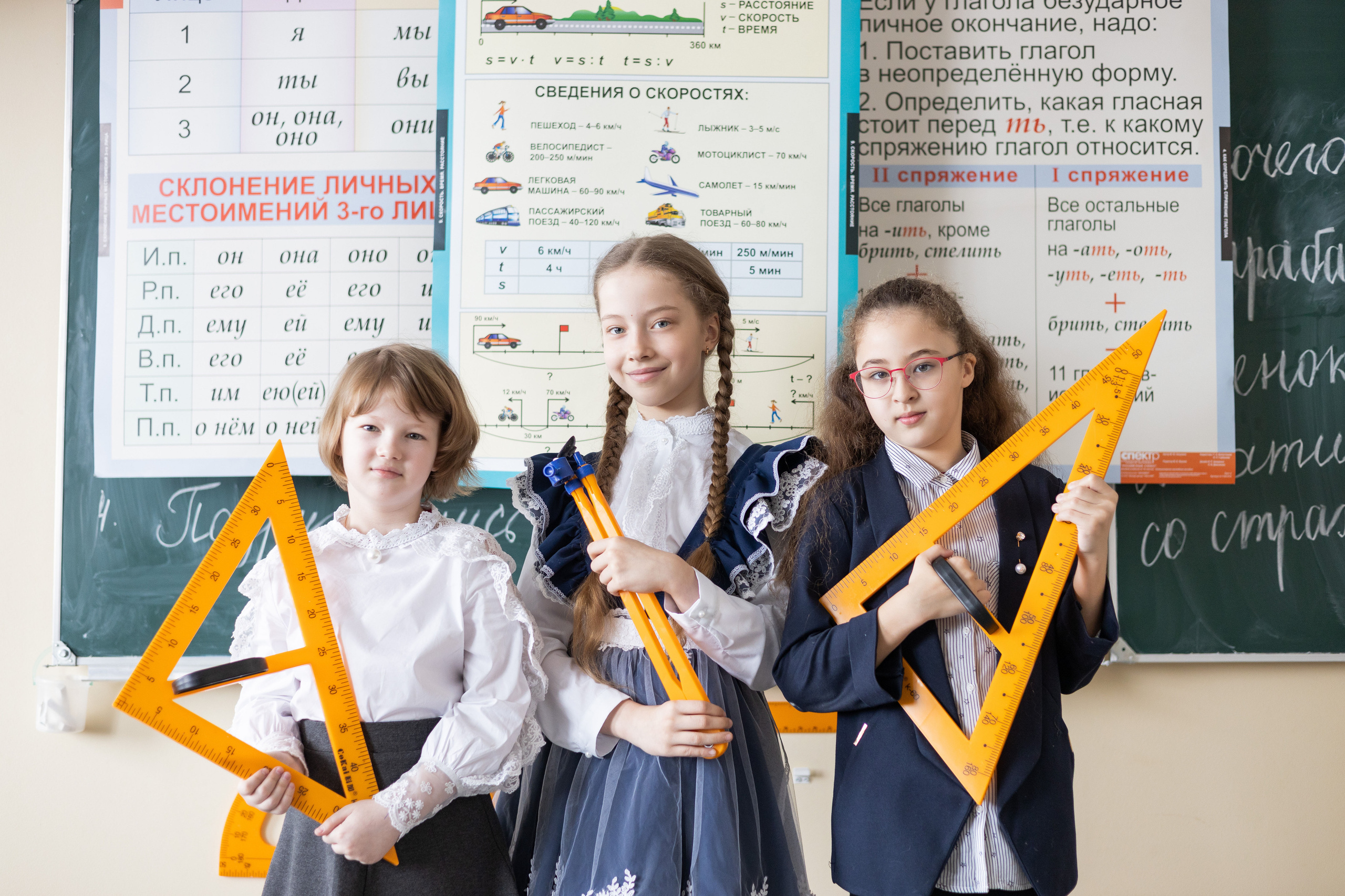 4-й класс в школе, Милена. Выпускные фотоальбомы в Коломне. Валерий и Светлана Щавелевы