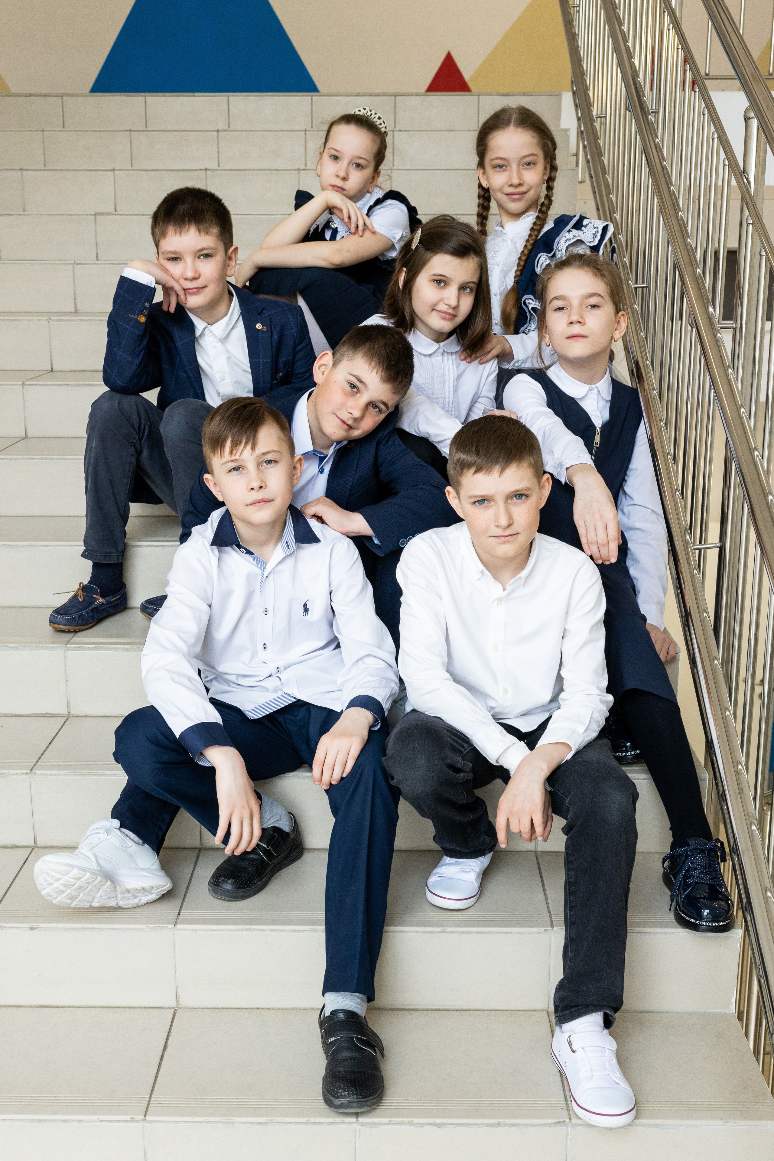 4-й класс в школе, Милена. Выпускные фотоальбомы в Коломне. Валерий и Светлана Щавелевы