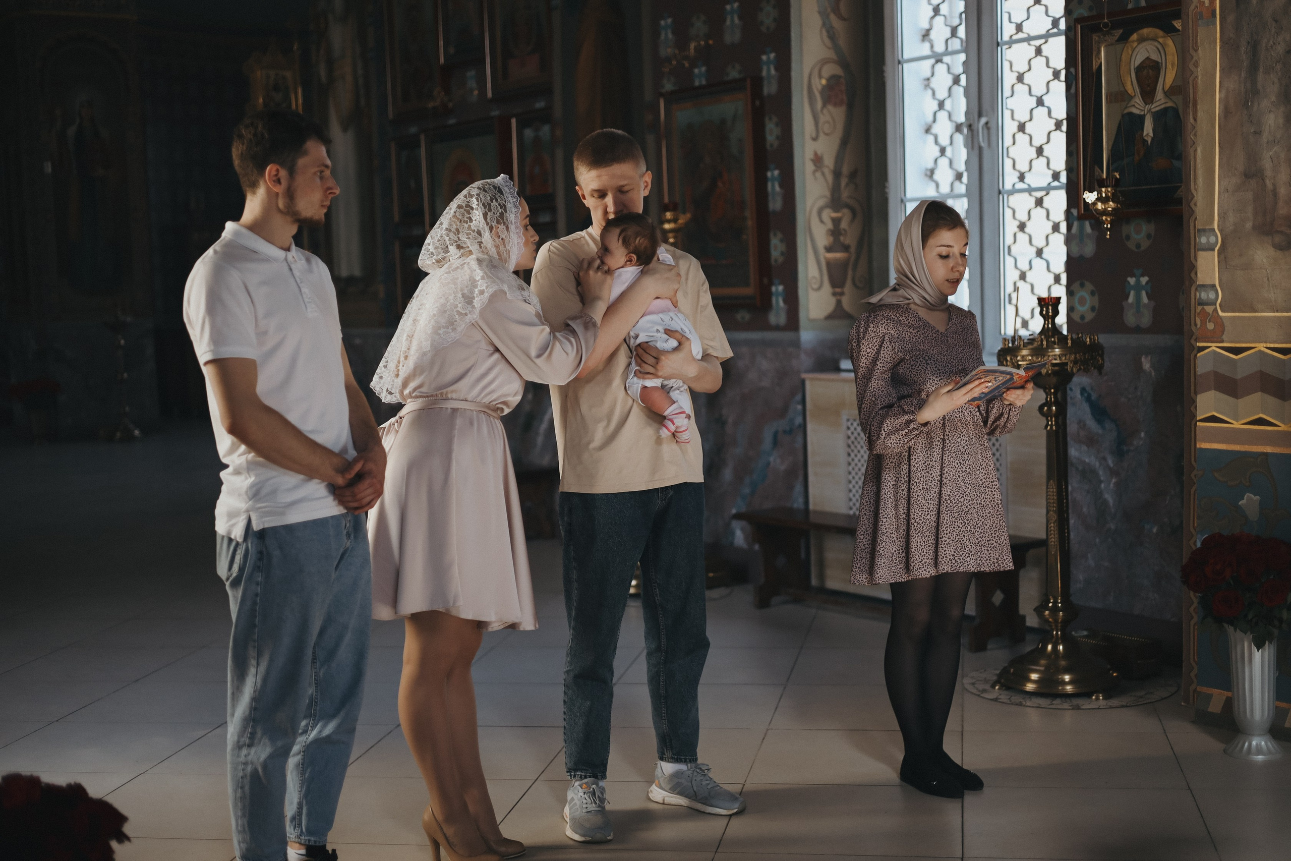 Крещение Агаты. Фотограф Мария Лаенко