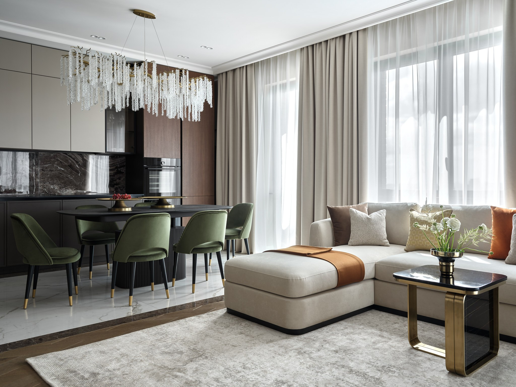 ЖК Павелецкая Сити. Интерьерный фотограф Константин Пырьев