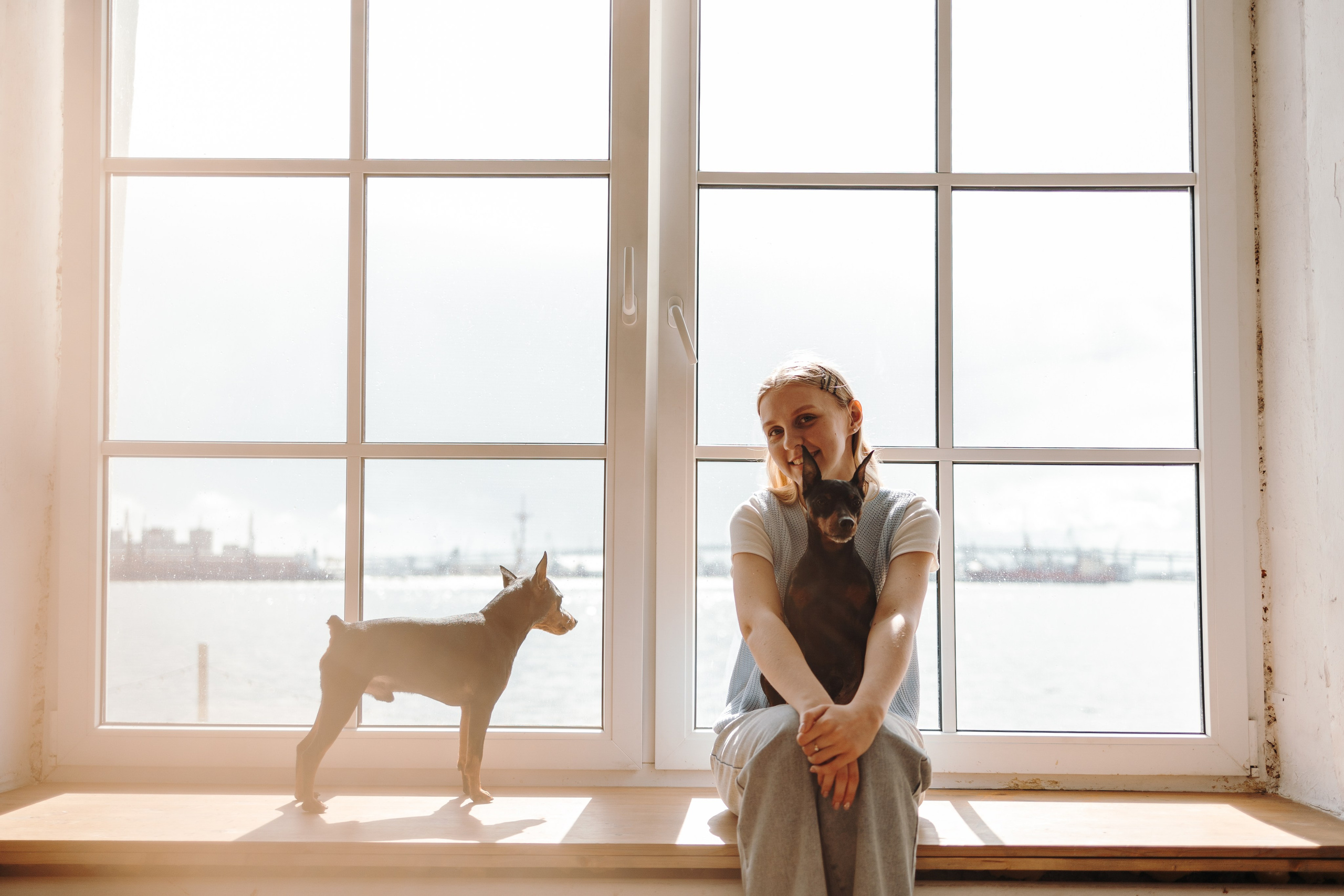 Катя и ее мальчики. Фотограф — Анималист | Санкт-Петербург