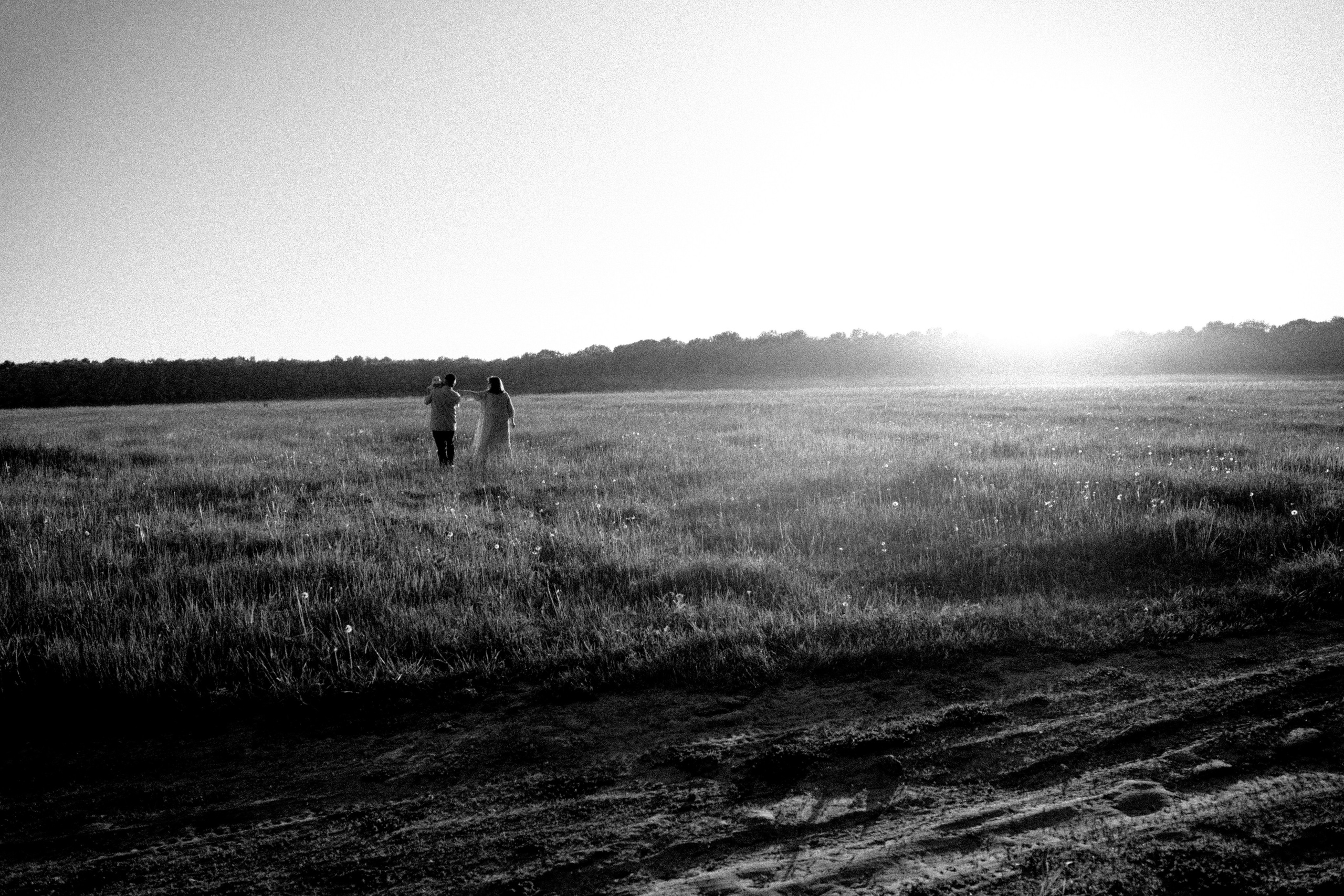 Семейная съемка на закате