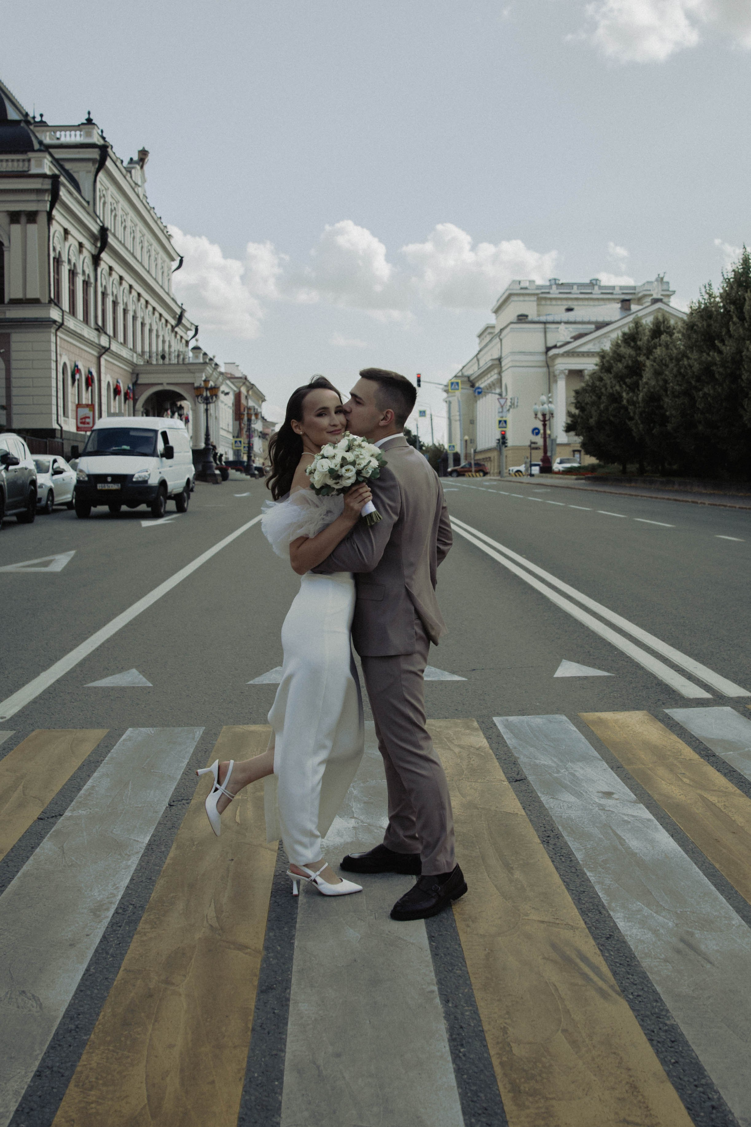 Свадебная прогулка Андрея и Анастасии. Портретный фотограф в Казани Алёна Евсеева