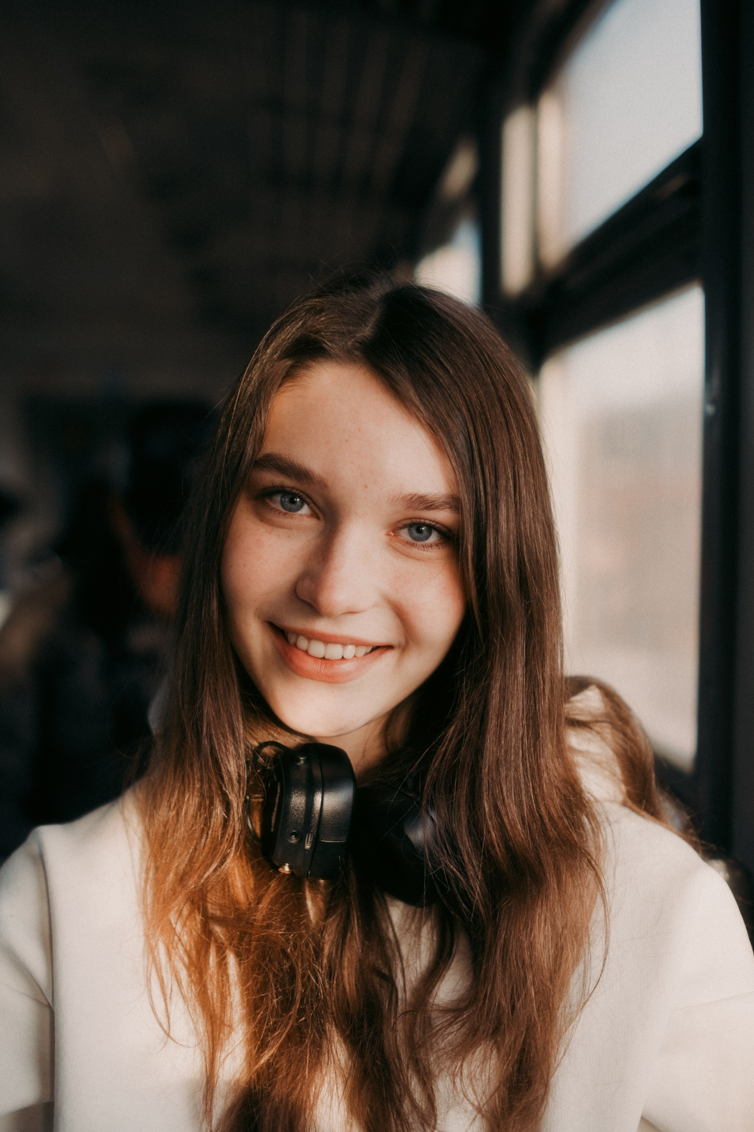 Ксюша. Съёмка в электричке. Lickord