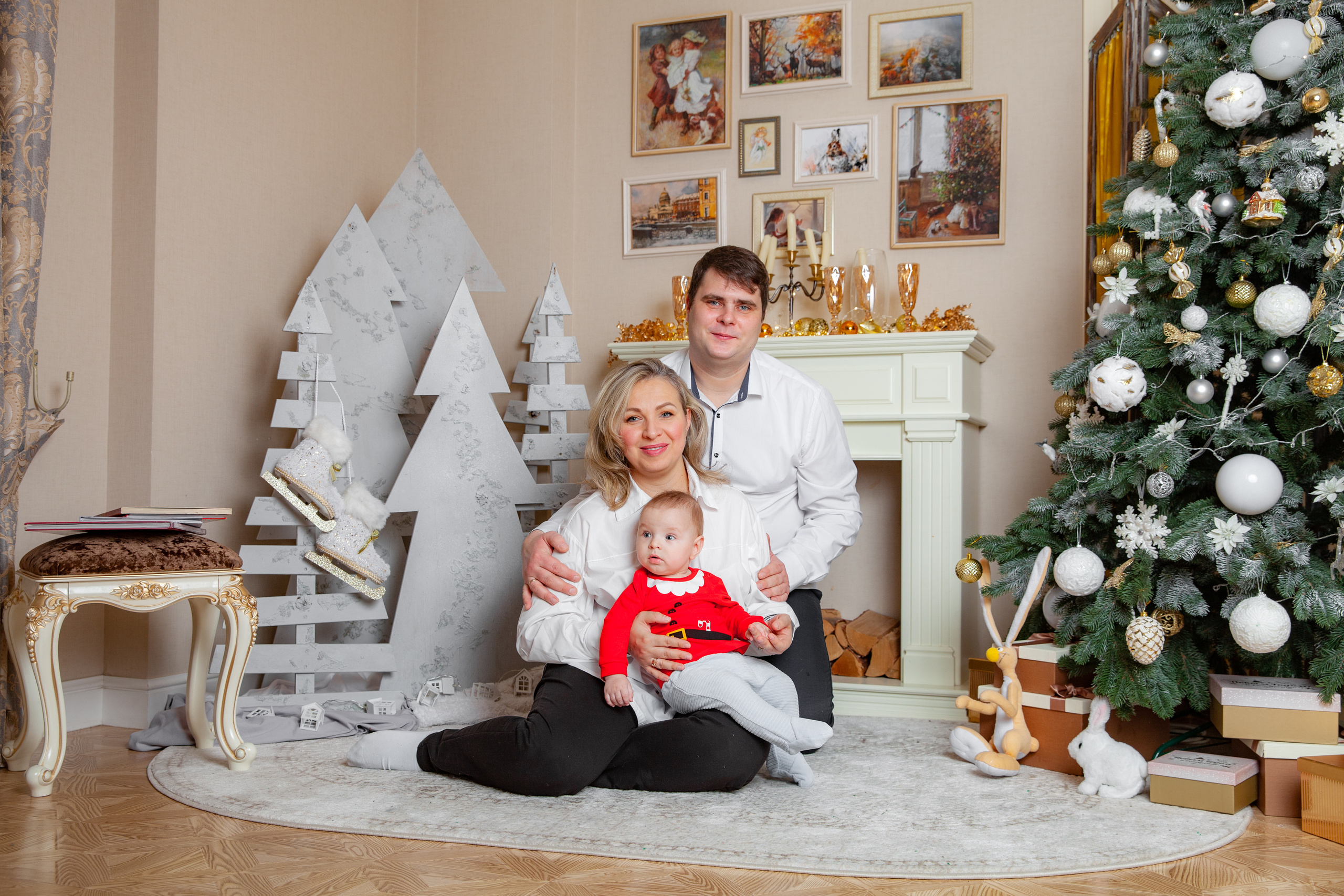 Новогодняя фотосессия для Оли и семьи. Фотограф в Железнодорожном и Балашихе