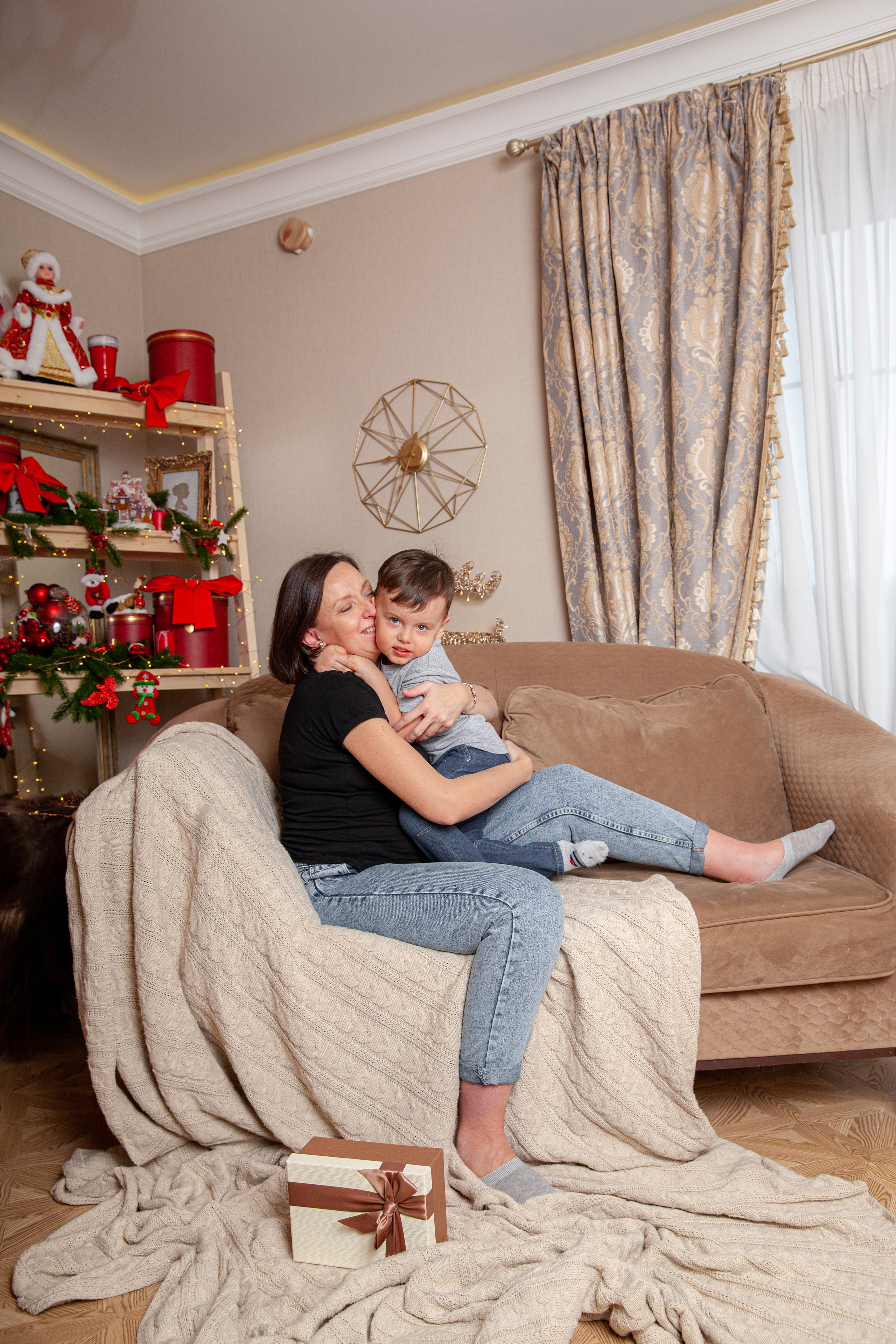Новогодняя фотосессия беременности для Светланы. Фотограф в Железнодорожном и Балашихе