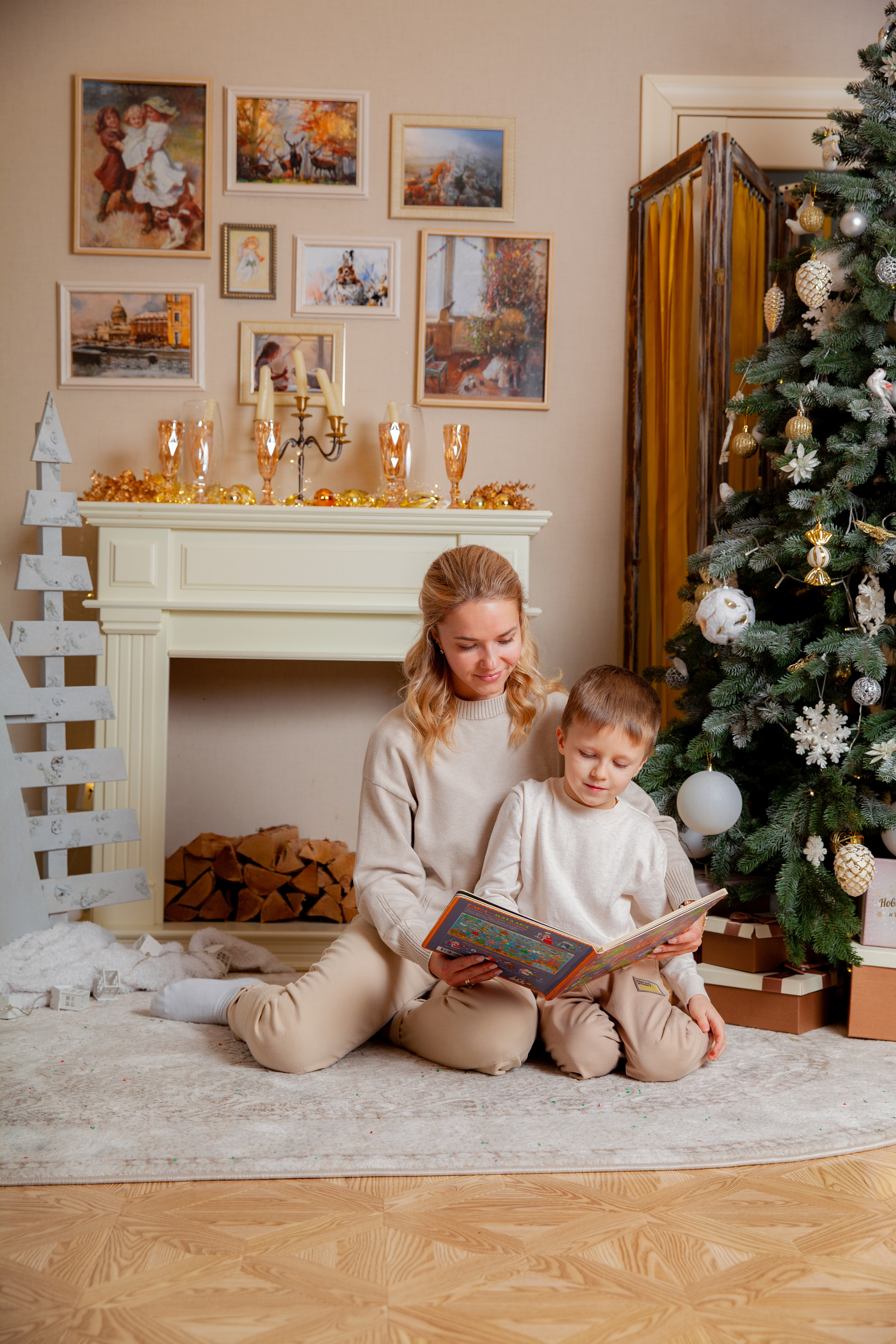 Новогодняя семейная фотосессия. Фотограф в Железнодорожном и Балашихе
