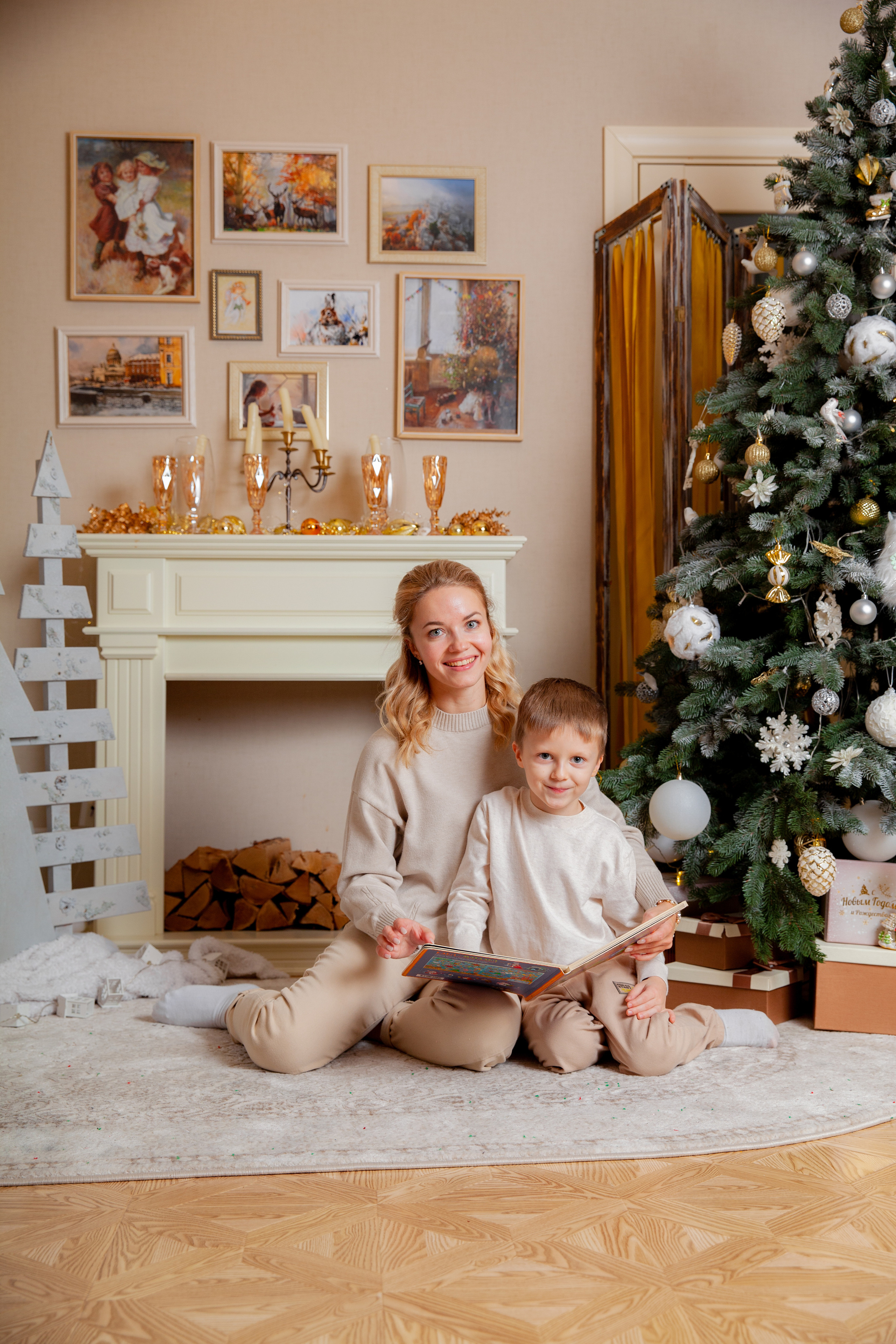 Новогодняя семейная фотосессия. Фотограф в Железнодорожном и Балашихе