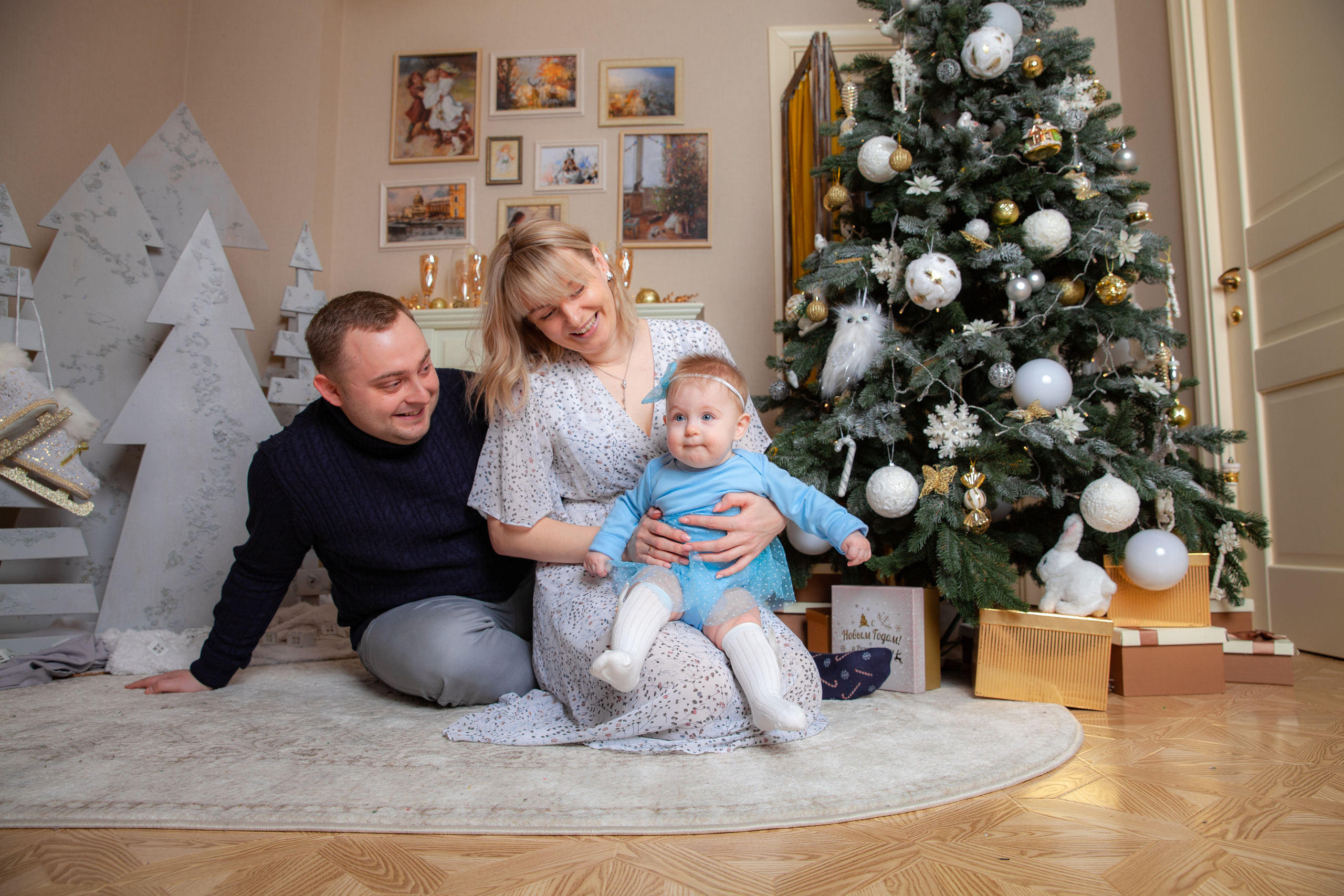 Настя, Никита и Верочка. Новогодняя фотосессия. Фотограф в Железнодорожном и Балашихе