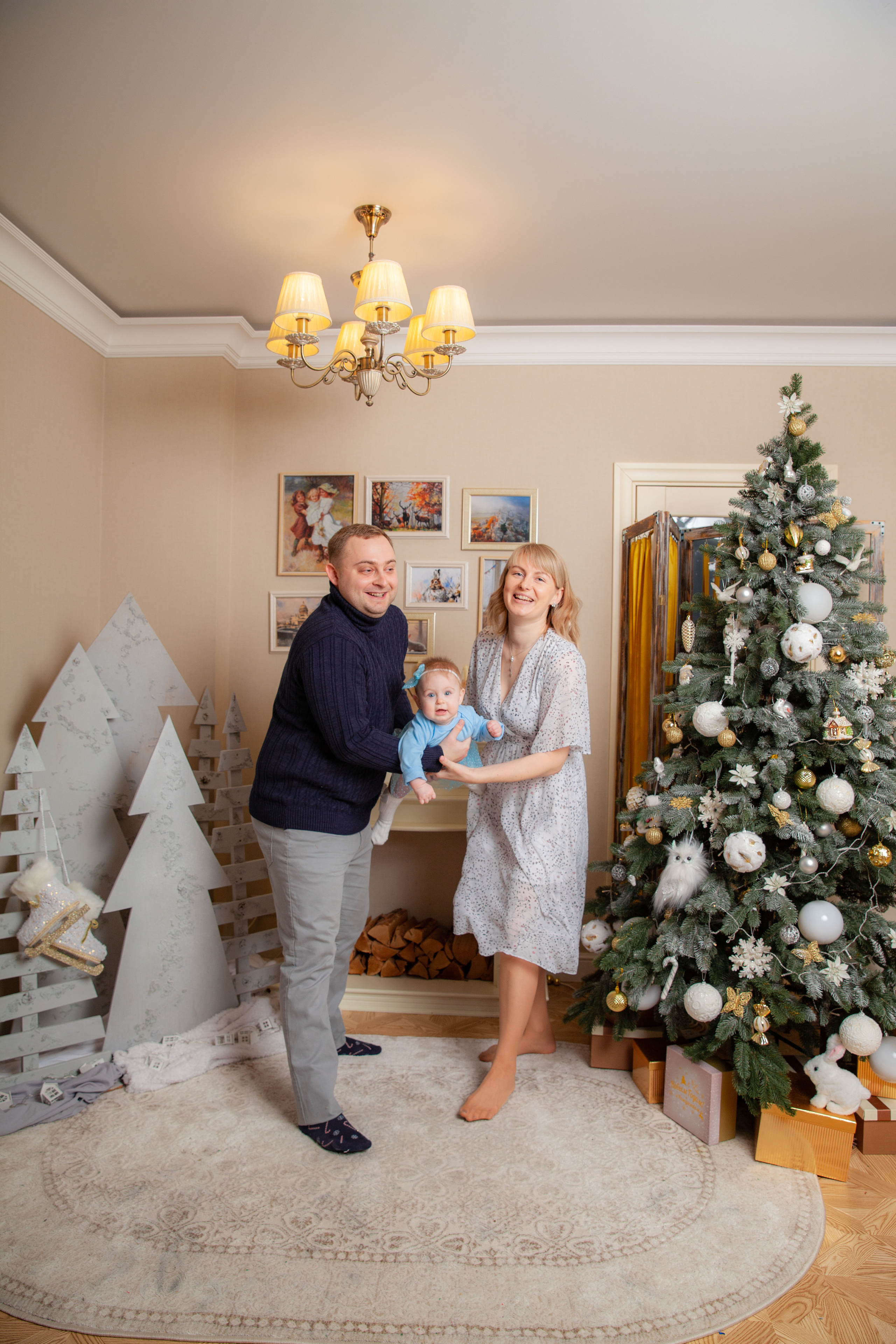 Настя, Никита и Верочка. Новогодняя фотосессия. Фотограф в Железнодорожном и Балашихе