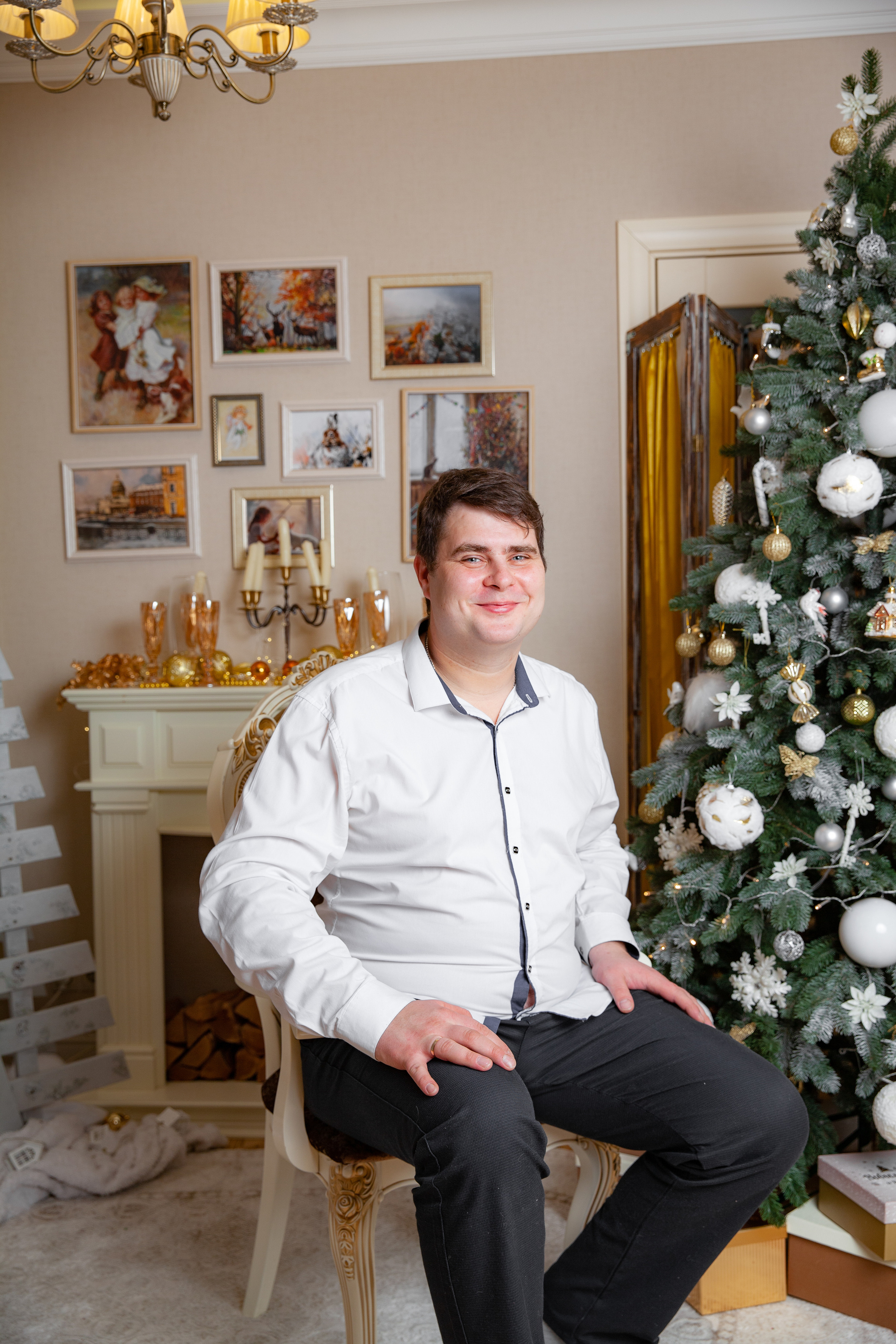 Новогодняя фотосессия для Оли и семьи. Фотограф в Железнодорожном и Балашихе