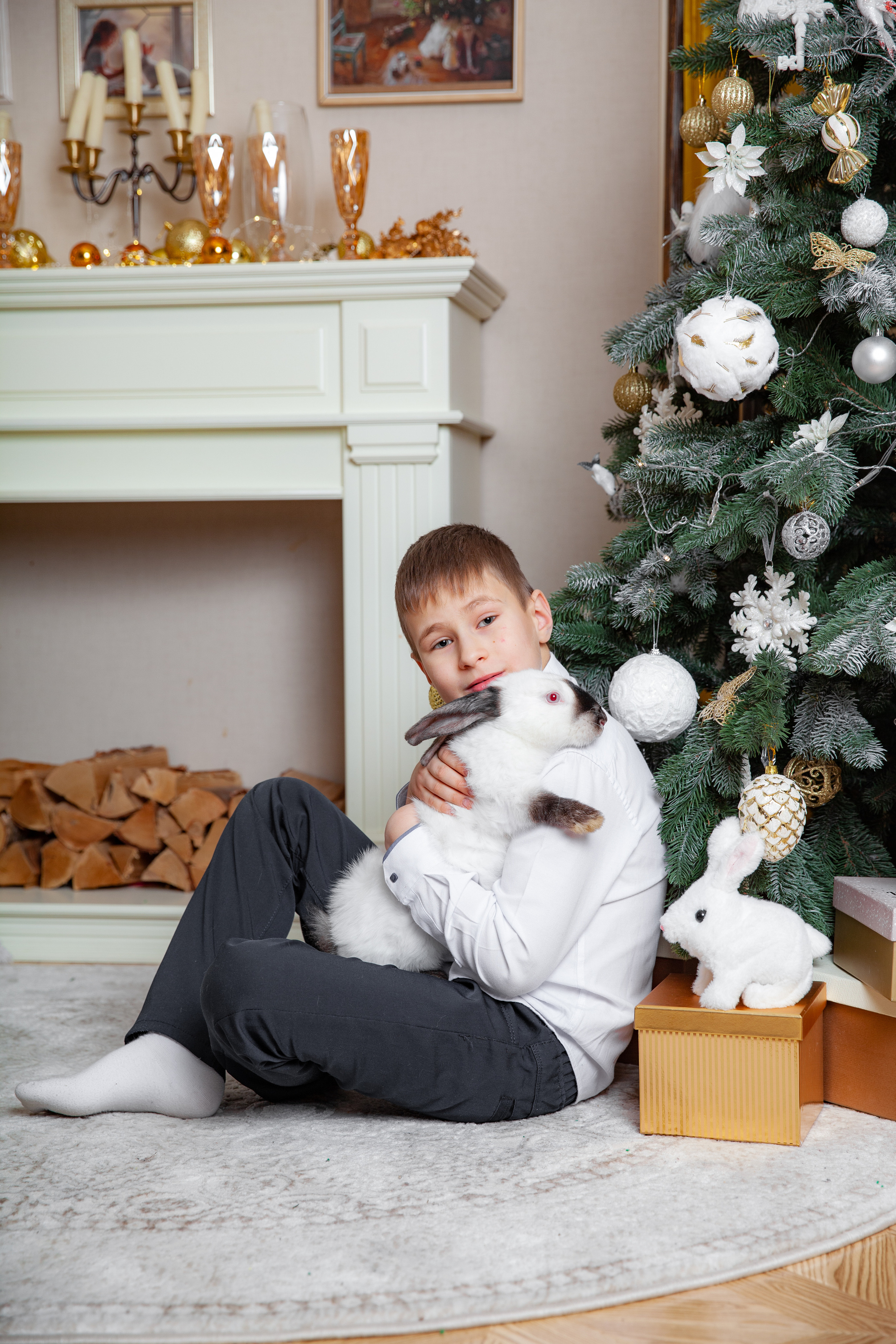 Новогодняя фотосессия для Оли и семьи. Фотограф в Железнодорожном и Балашихе