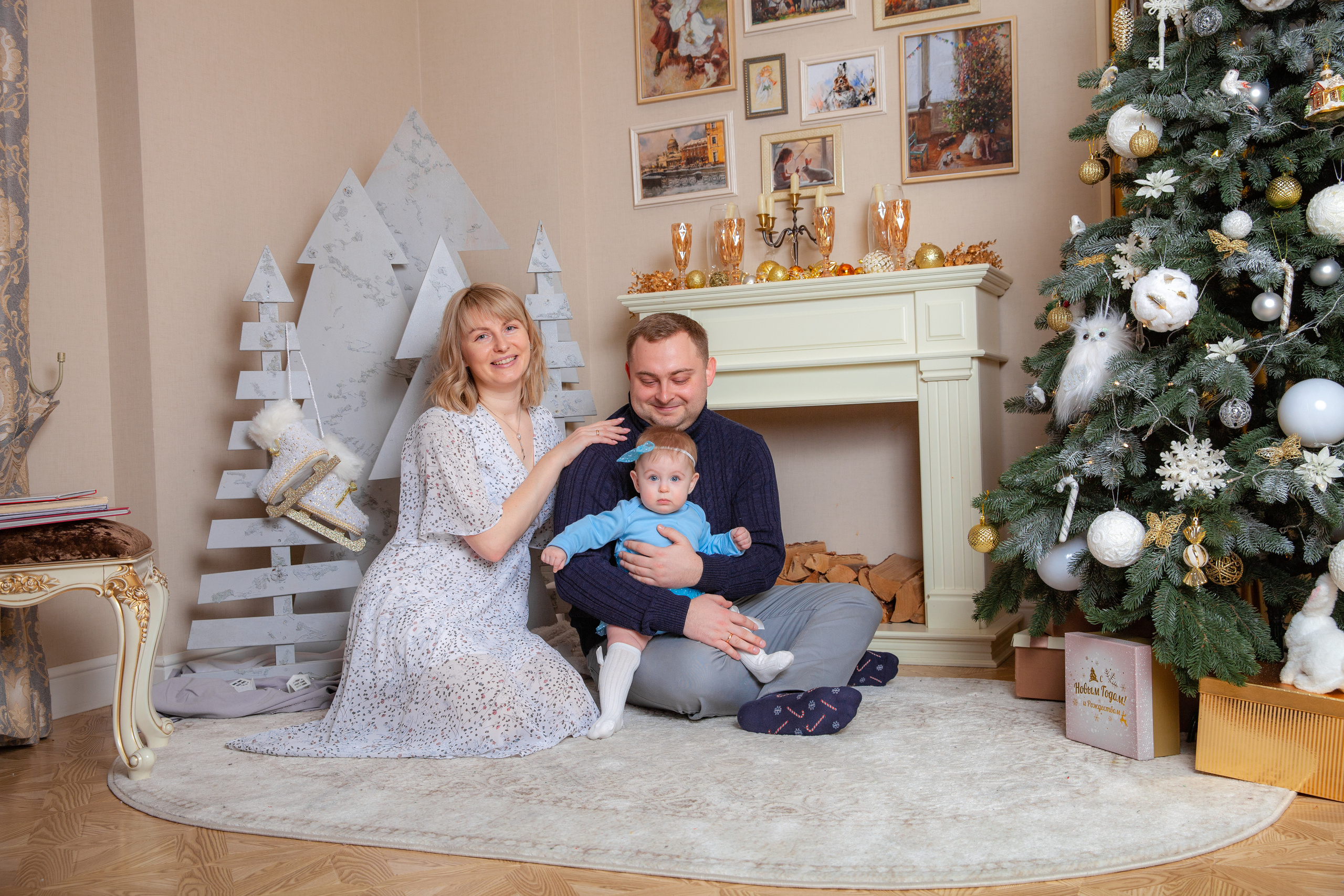 Настя, Никита и Верочка. Новогодняя фотосессия. Фотограф в Железнодорожном и Балашихе