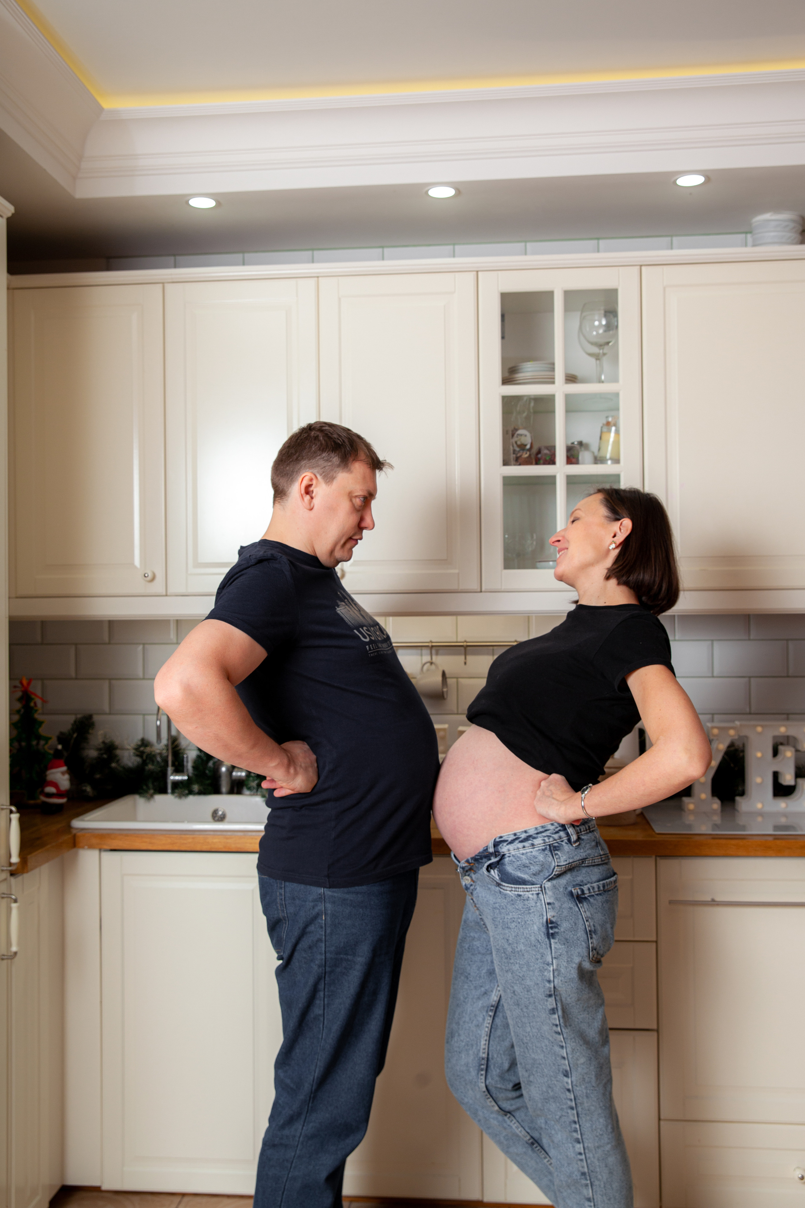Новогодняя фотосессия беременности для Светланы. Фотограф в Железнодорожном и Балашихе