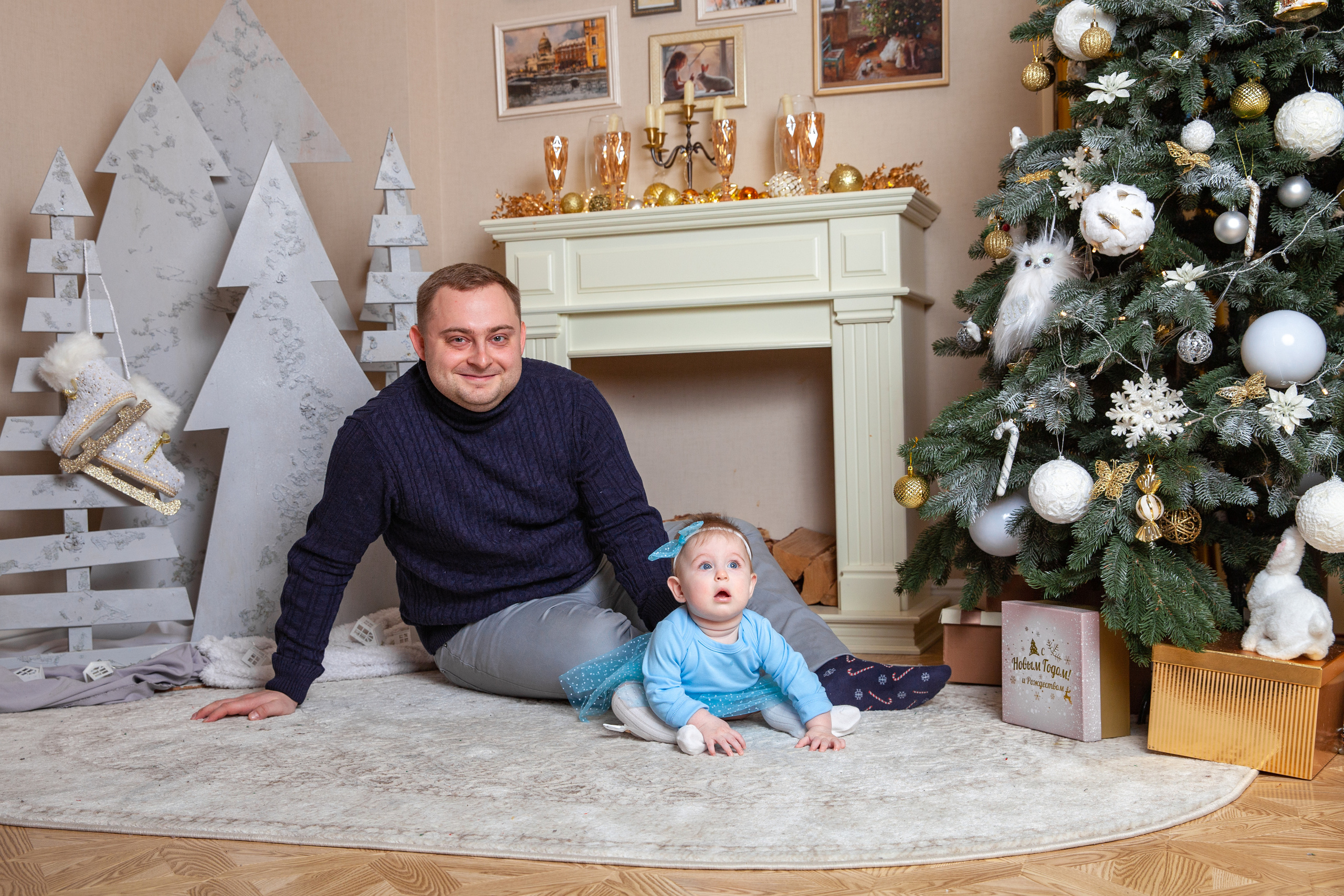 Настя, Никита и Верочка. Новогодняя фотосессия. Фотограф в Железнодорожном и Балашихе