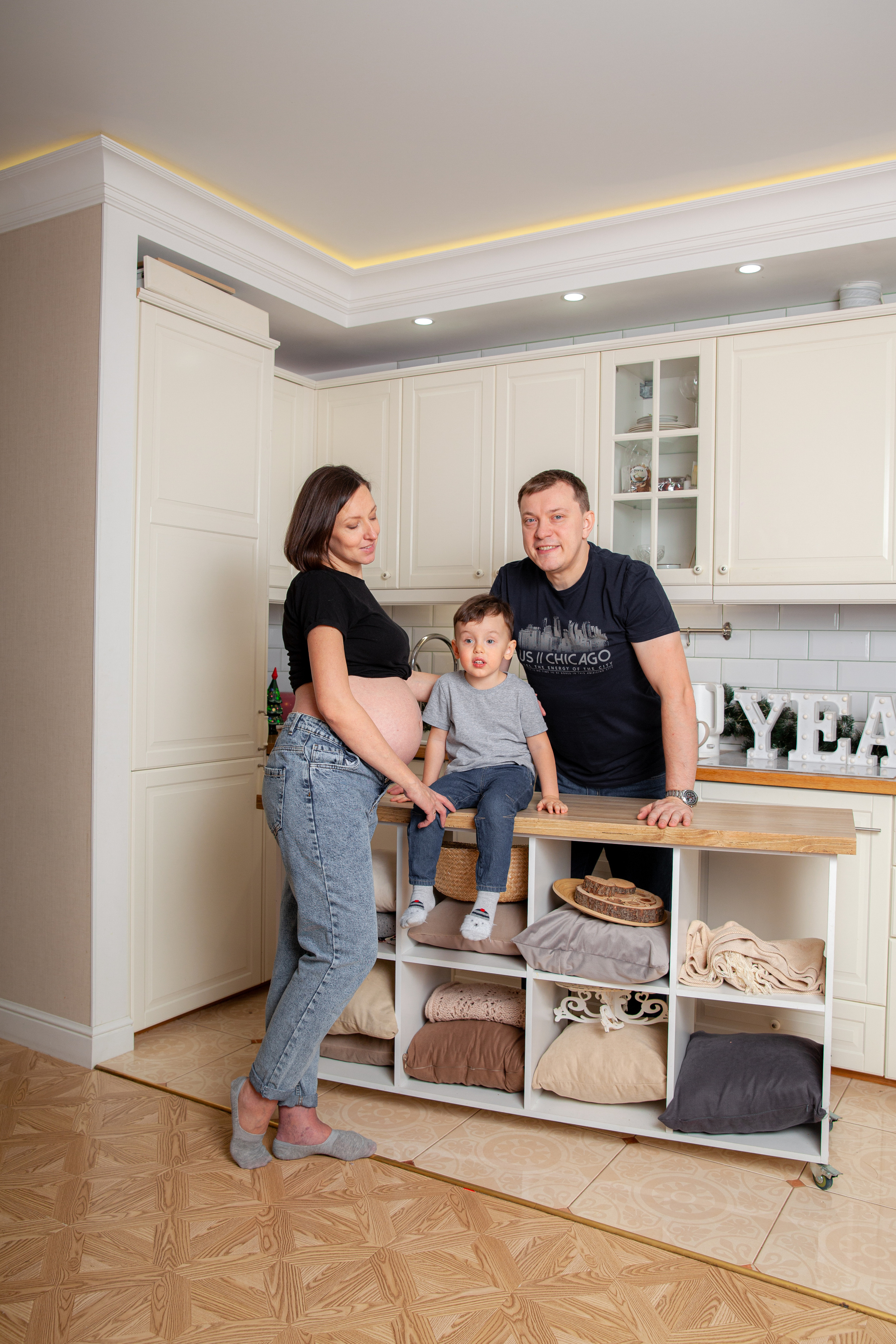 Новогодняя фотосессия беременности для Светланы. Фотограф в Железнодорожном и Балашихе