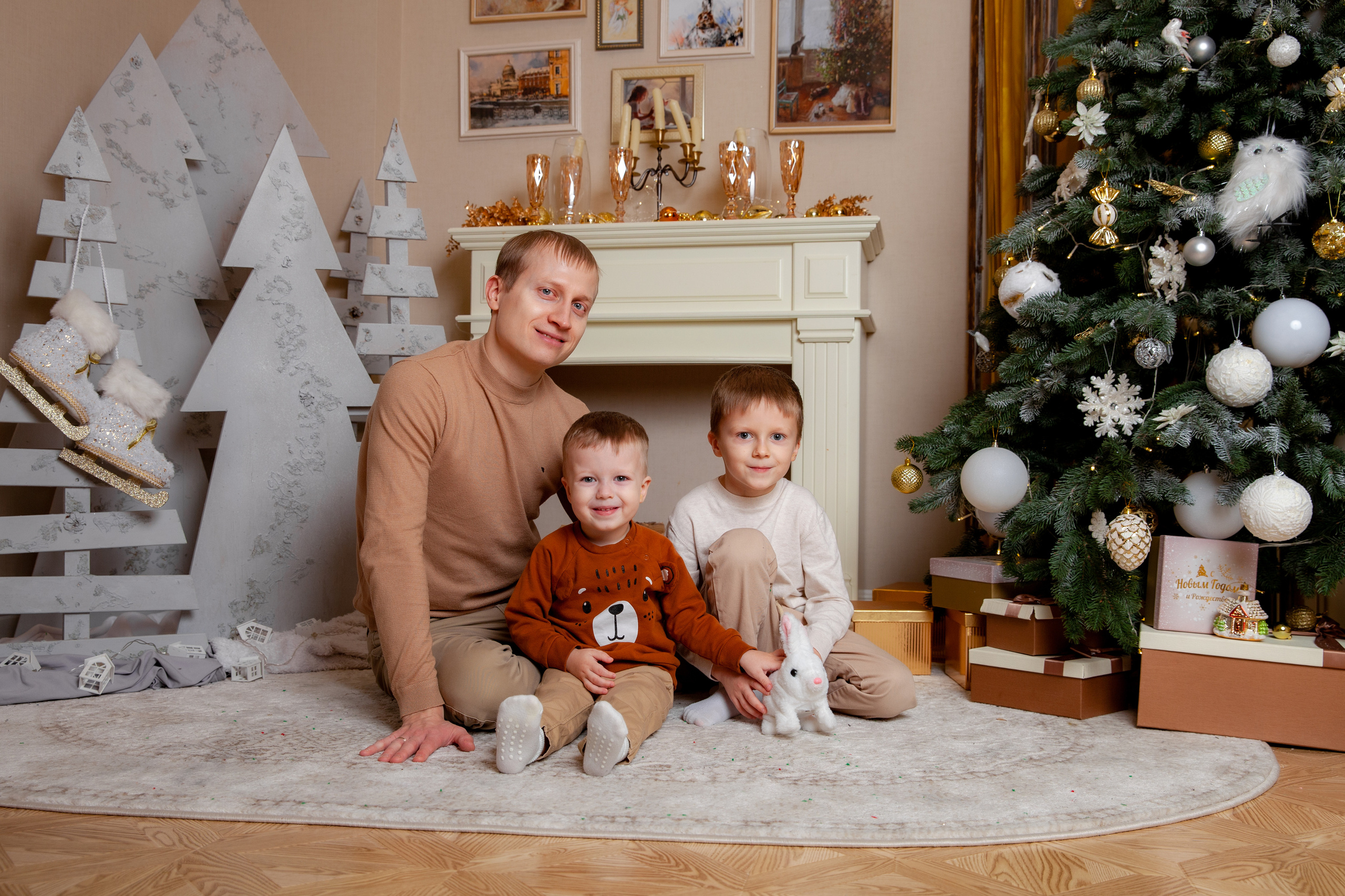 Новогодняя семейная фотосессия. Фотограф в Железнодорожном и Балашихе