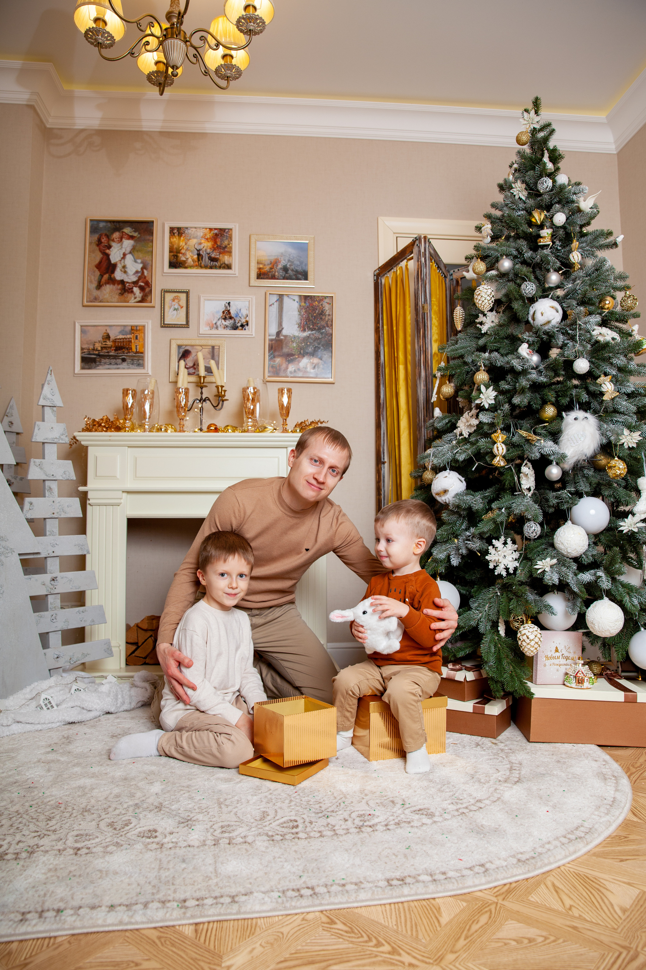 Новогодняя семейная фотосессия. Фотограф в Железнодорожном и Балашихе