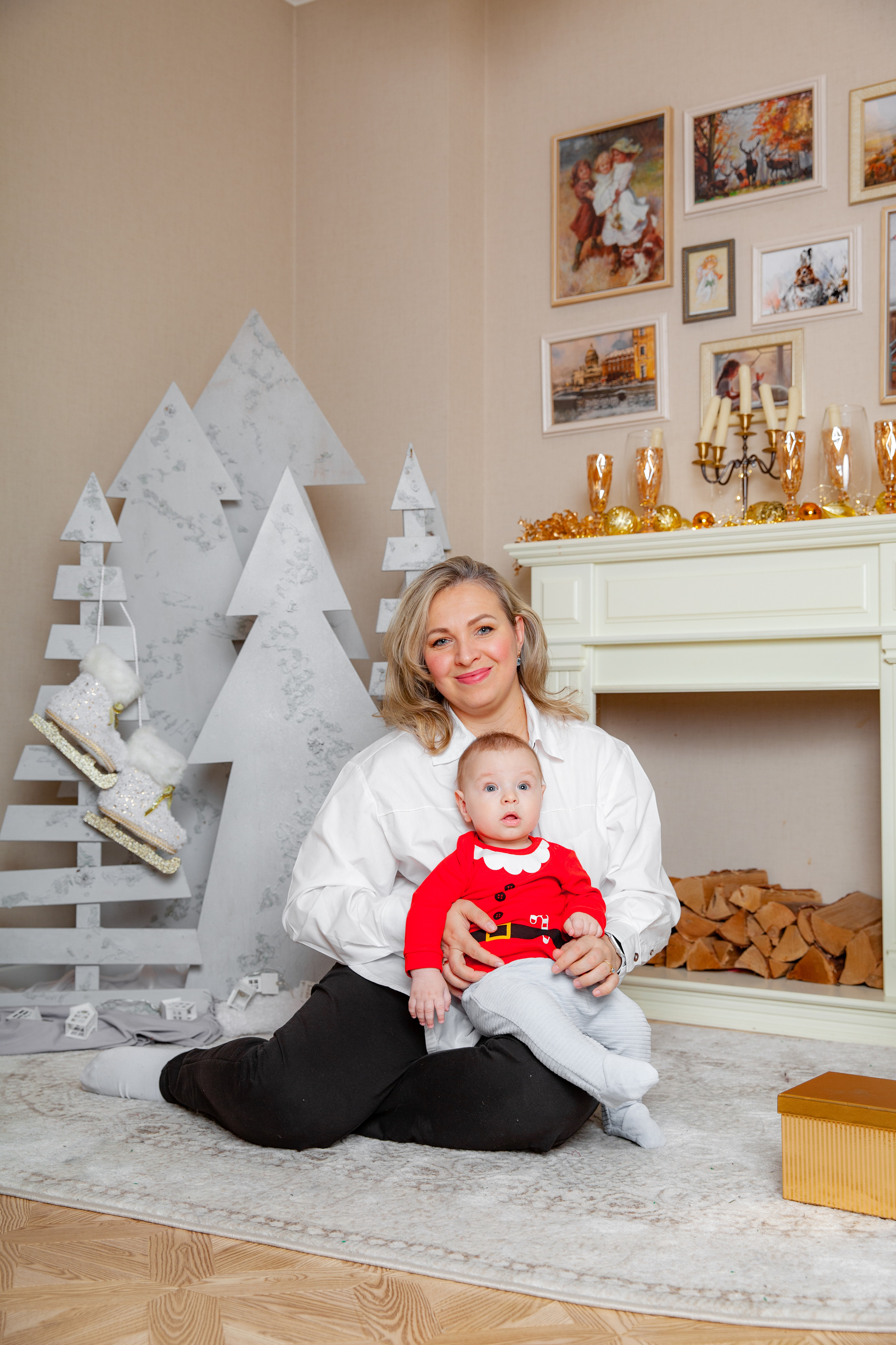 Новогодняя фотосессия для Оли и семьи. Фотограф в Железнодорожном и Балашихе