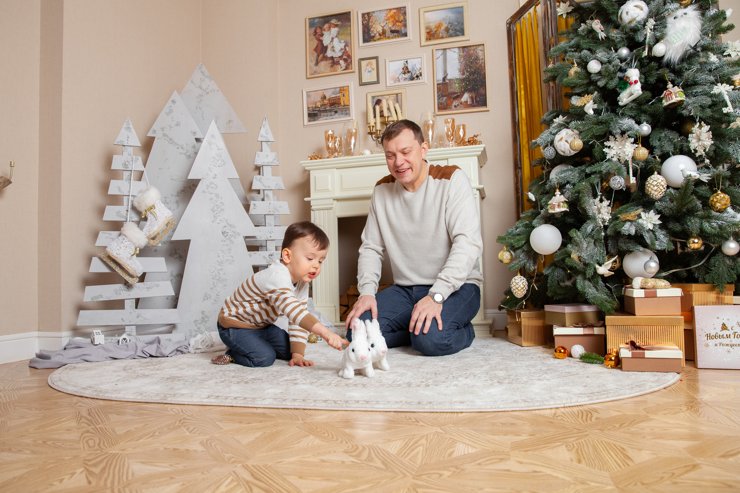 Новогодняя фотосессия беременности для Светланы. Фотограф в Железнодорожном и Балашихе