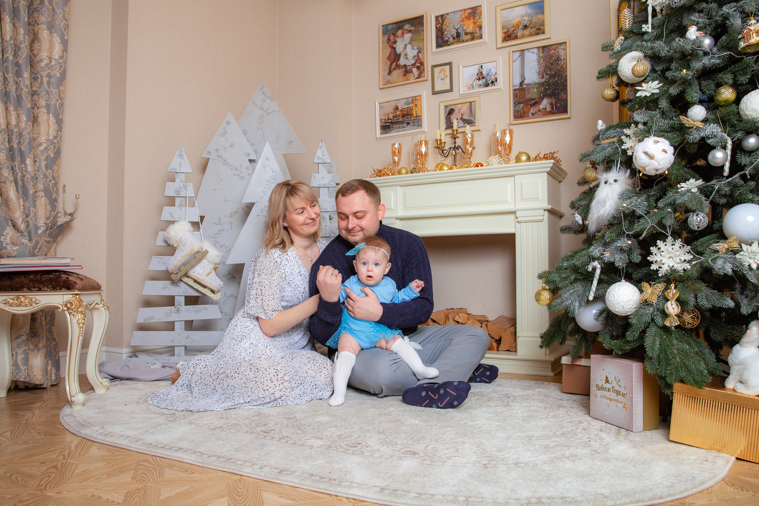 Настя, Никита и Верочка. Новогодняя фотосессия. Фотограф в Железнодорожном и Балашихе