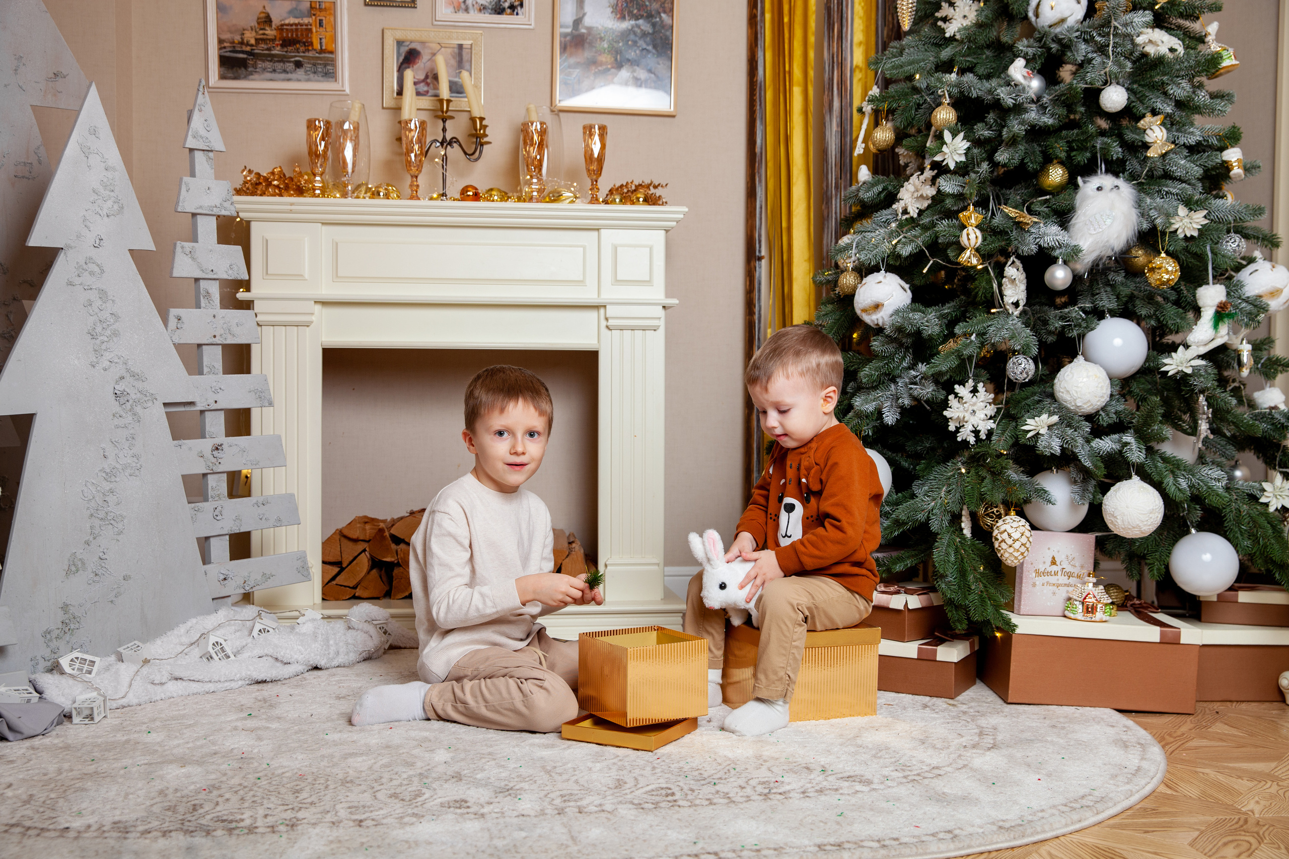 Новогодняя семейная фотосессия. Фотограф в Железнодорожном и Балашихе