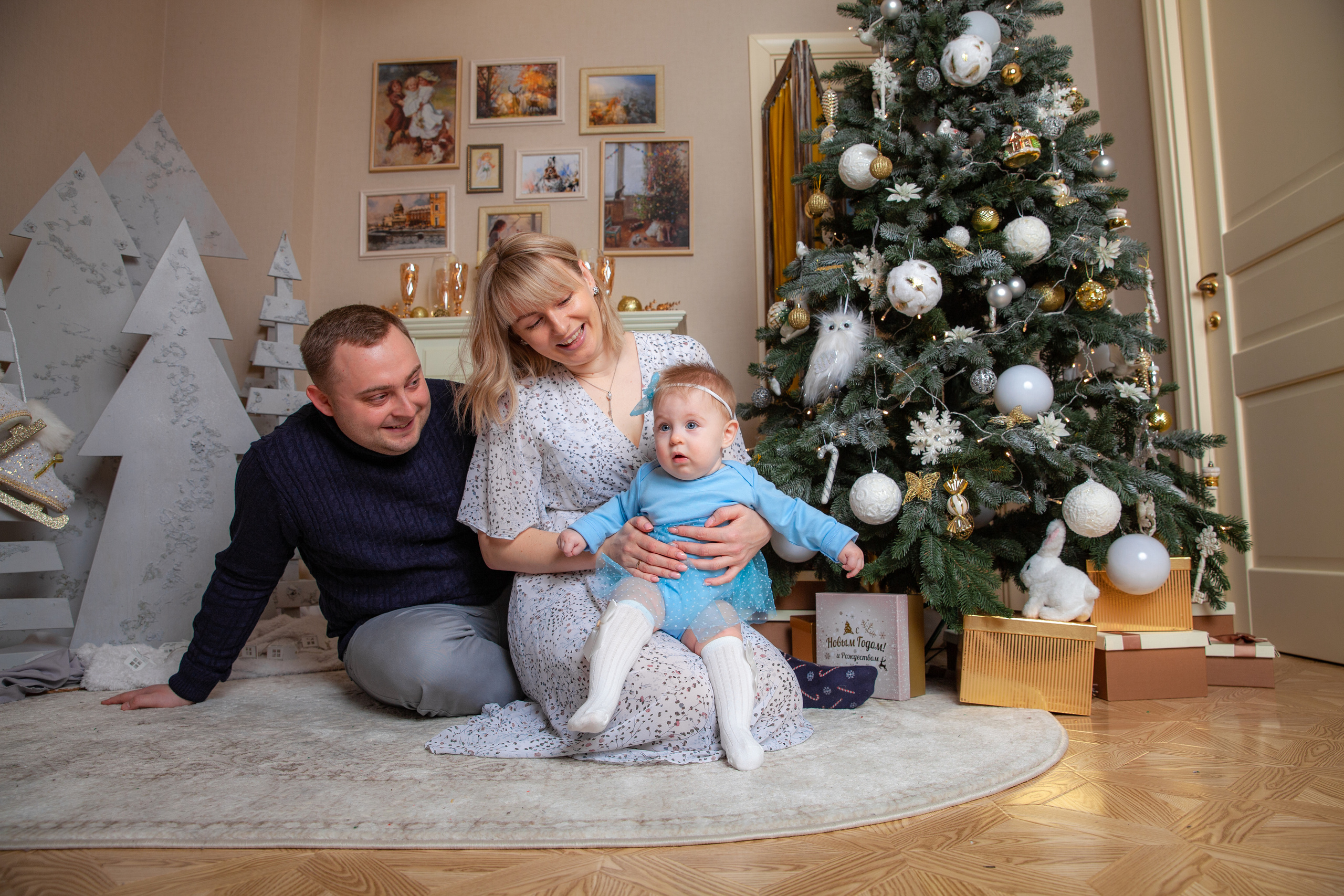 Настя, Никита и Верочка. Новогодняя фотосессия. Фотограф в Железнодорожном и Балашихе