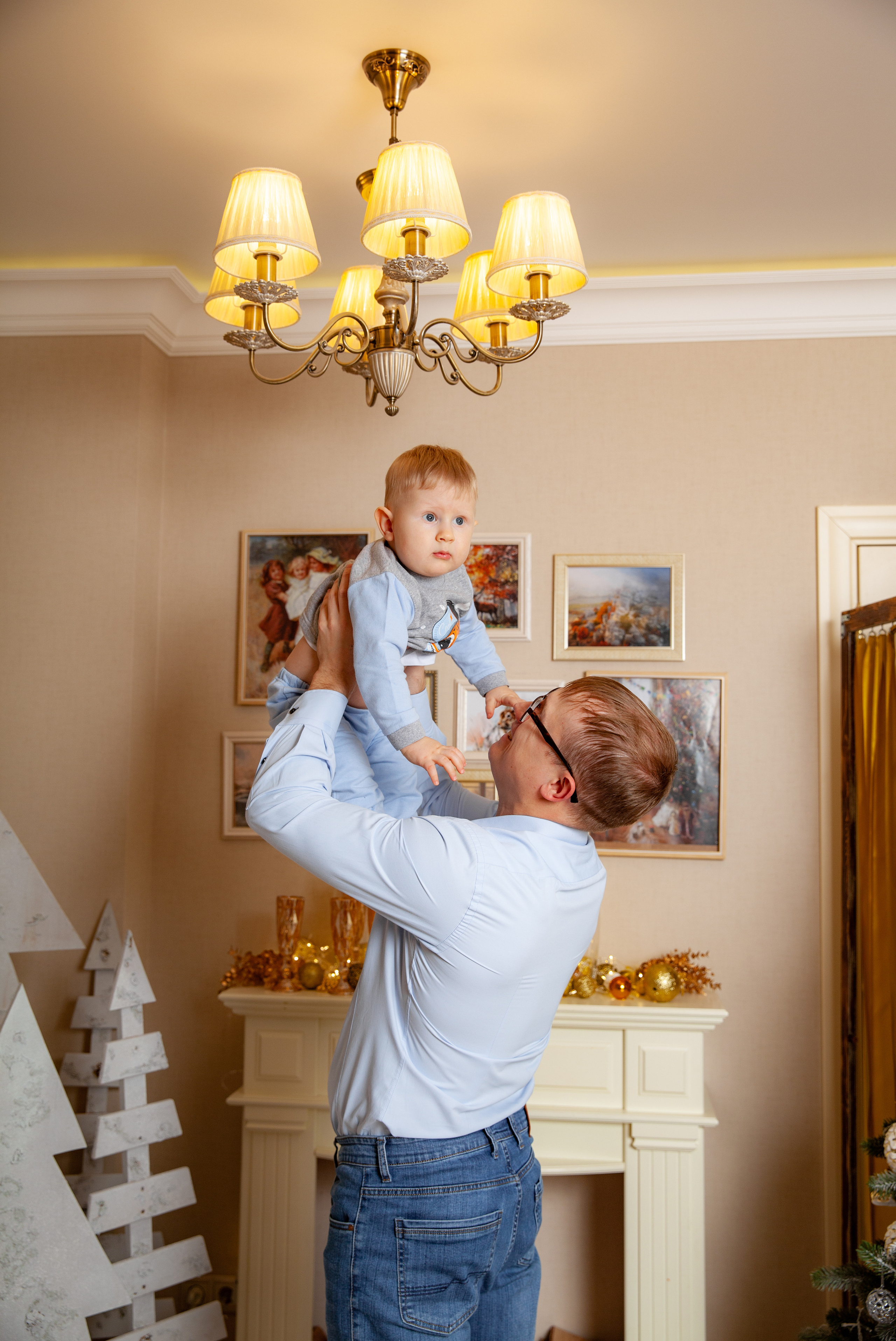 Новогодняя фотосессия для Виталия, Яны и Дани. Фотограф в Железнодорожном и Балашихе