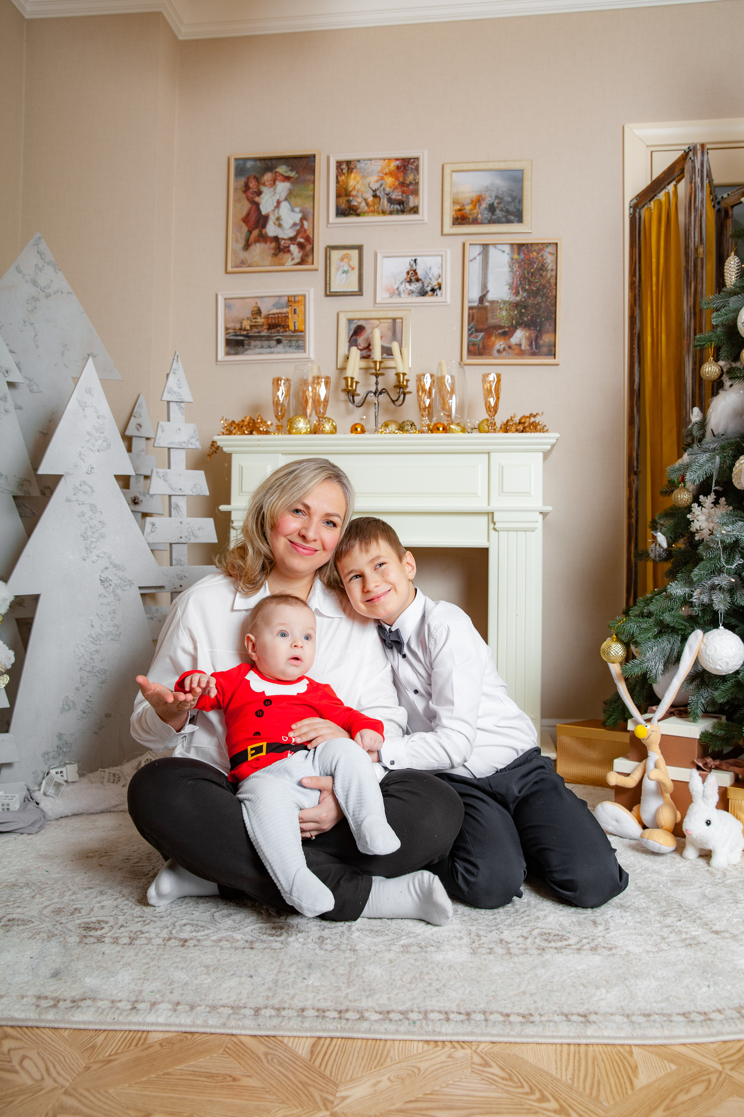 Новогодняя фотосессия для Оли и семьи. Фотограф в Железнодорожном и Балашихе