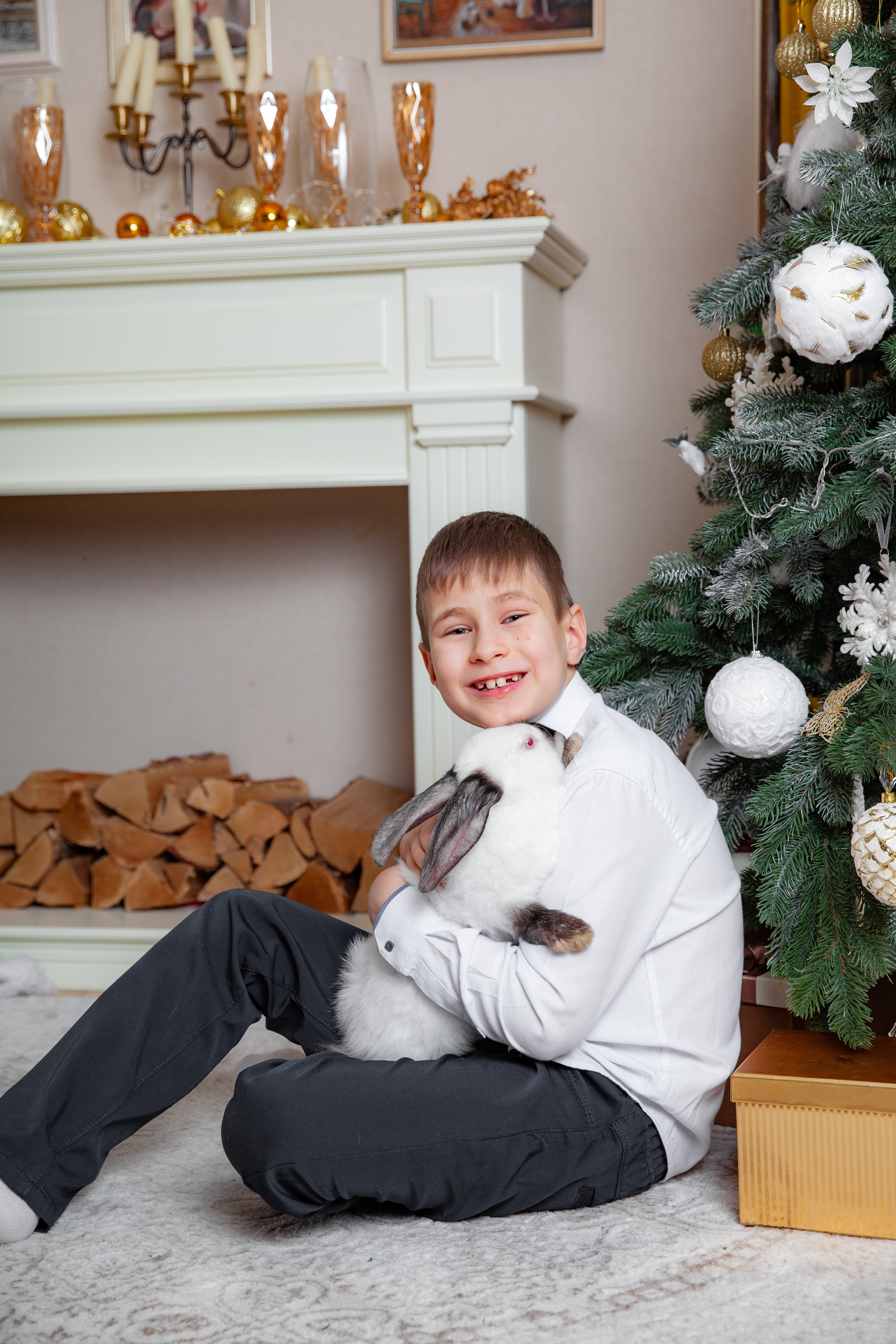 Новогодняя фотосессия для Оли и семьи. Фотограф в Железнодорожном и Балашихе