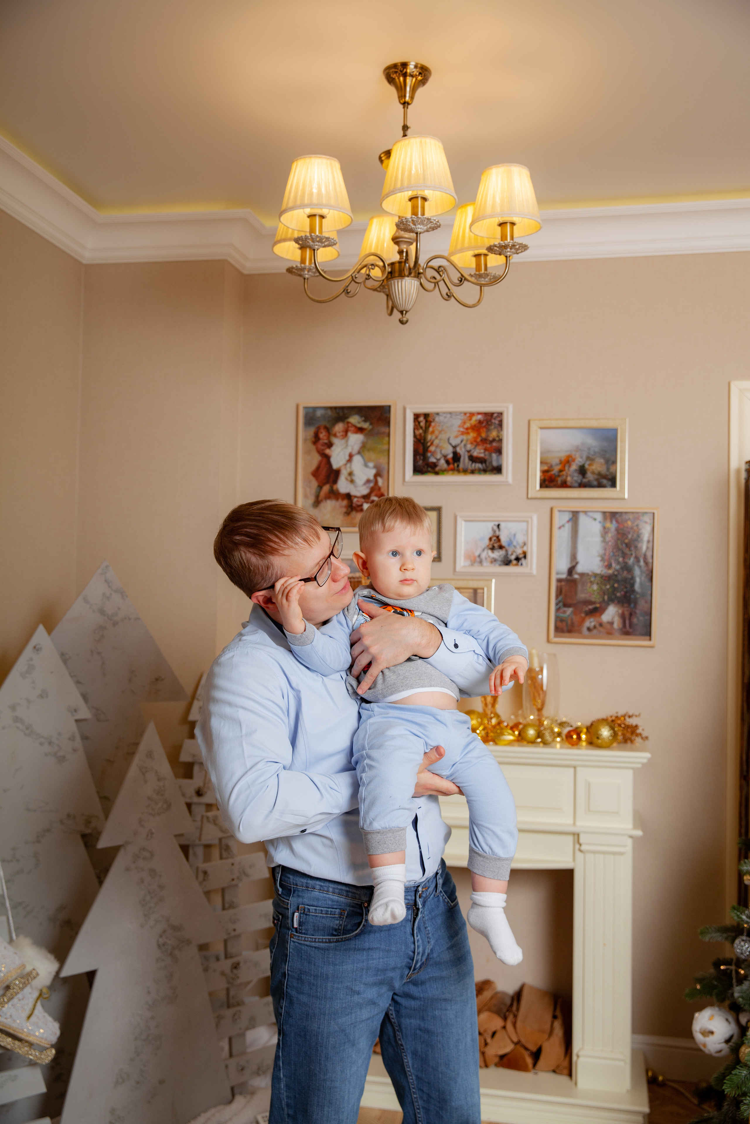 Новогодняя фотосессия для Виталия, Яны и Дани. Фотограф в Железнодорожном и Балашихе