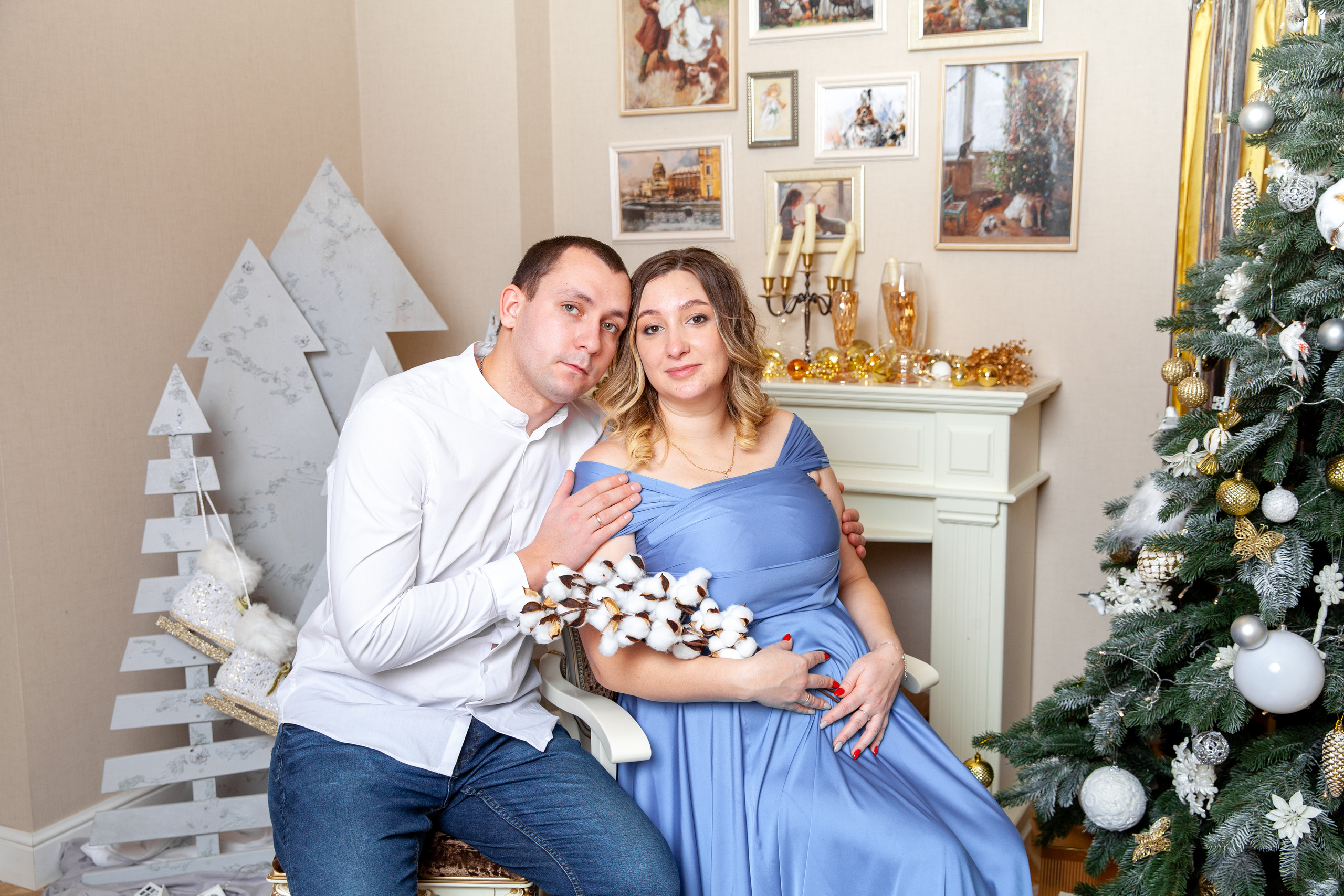 Новогодняя семейная фотосессия для Анастасии. Фотограф в Железнодорожном и Балашихе