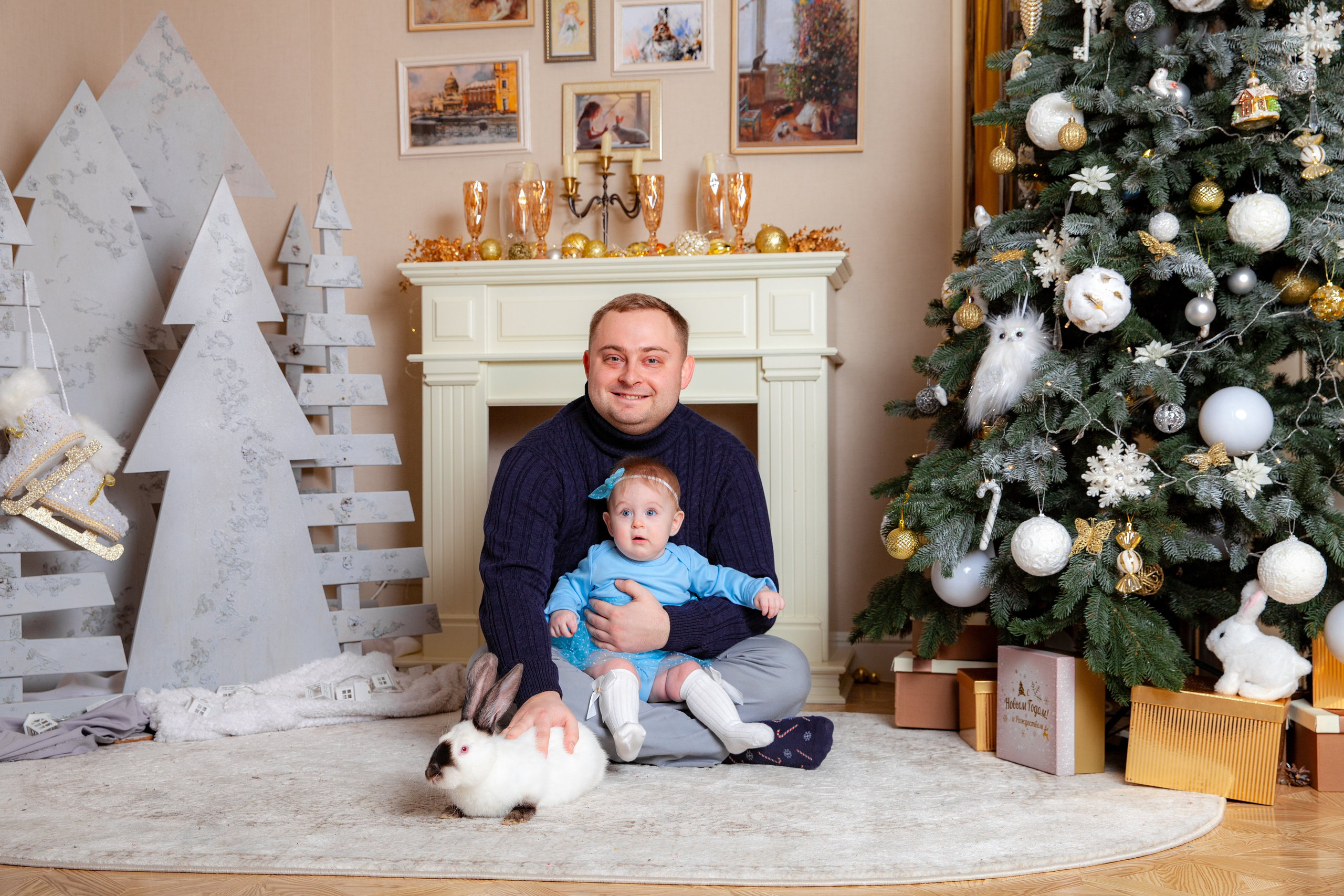 Настя, Никита и Верочка. Новогодняя фотосессия. Фотограф в Железнодорожном и Балашихе