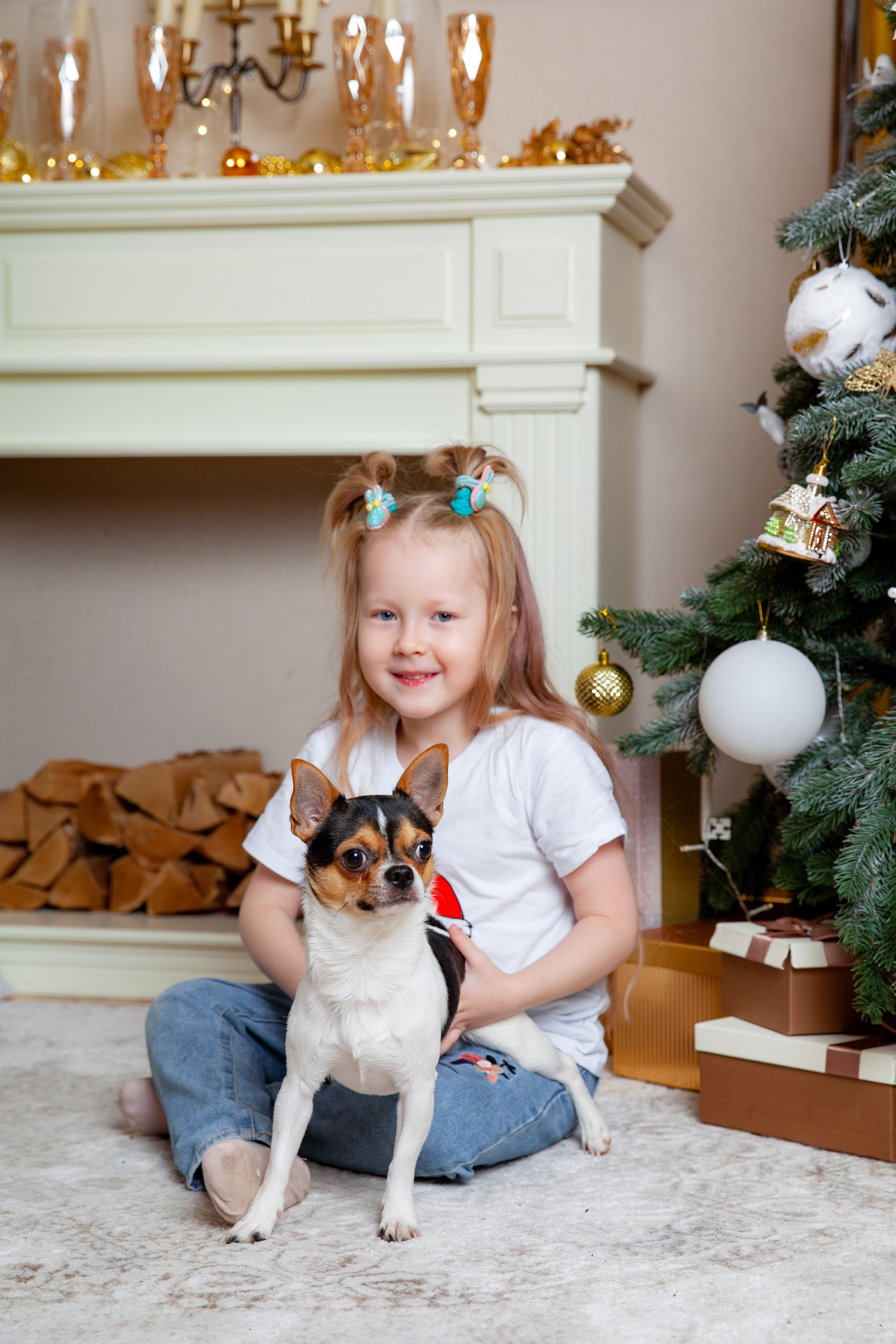 Надя, Макс, Аня, Настя, бабушка и Лаки. Фотограф в Железнодорожном и Балашихе